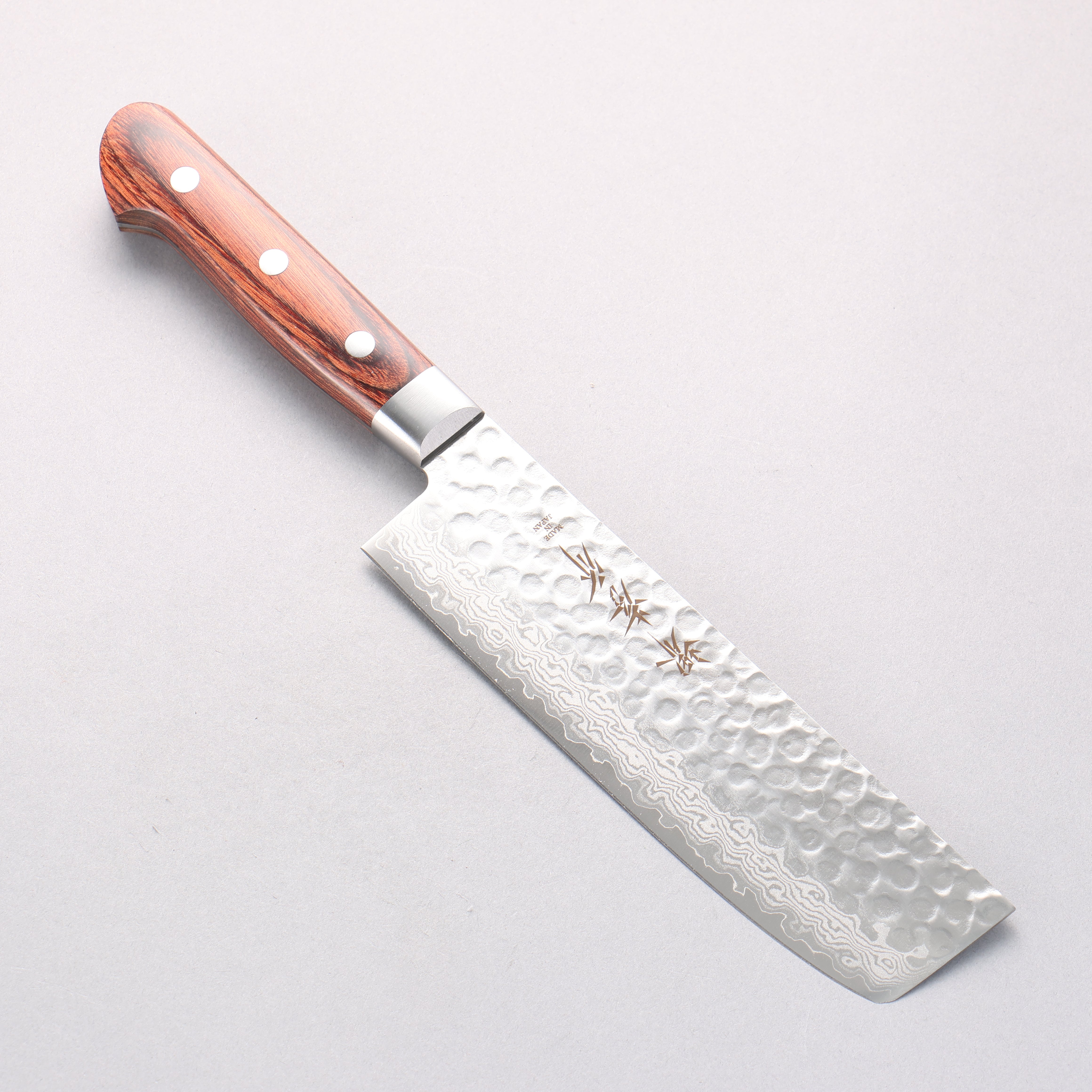 堺 孝行 VG10 17層大馬士革紋 菜切 160mm - 清助刃物