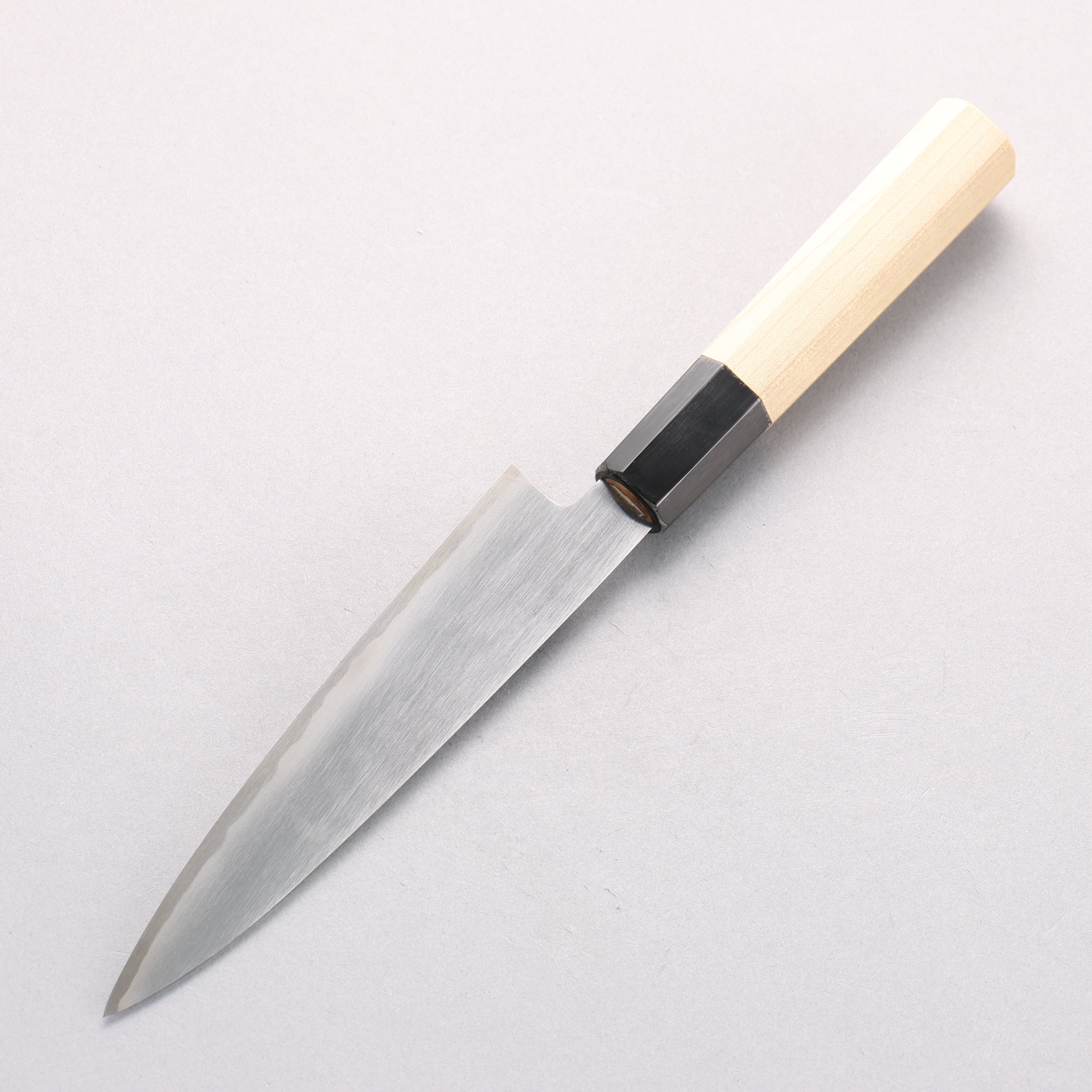 源 昭忠 白鋼二號 多用途小刀 150mm 木蘭 握把 - 清助刃物