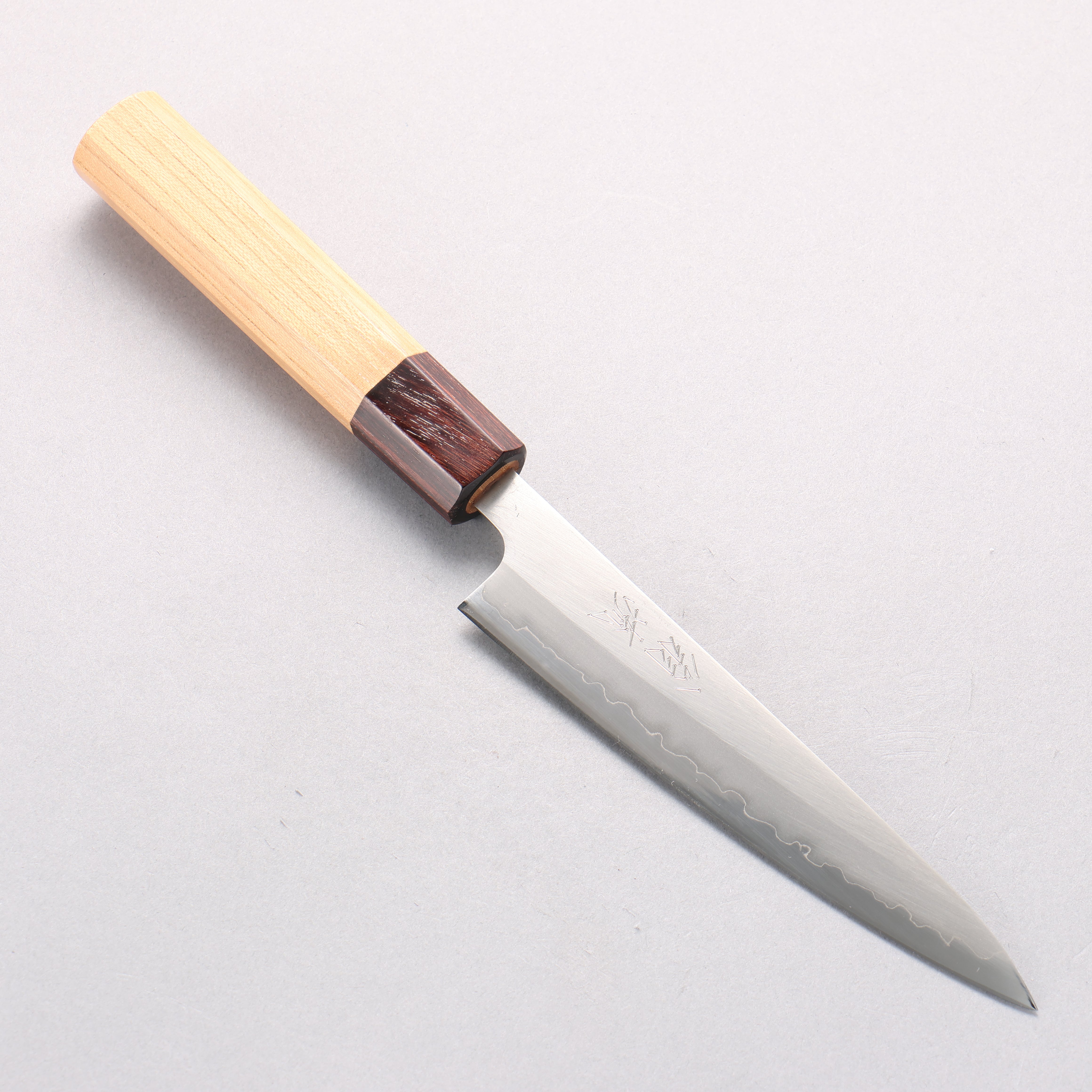 翁流 白鋼一號 多用途小刀 135mm 櫸木 握把 - 清助刃物