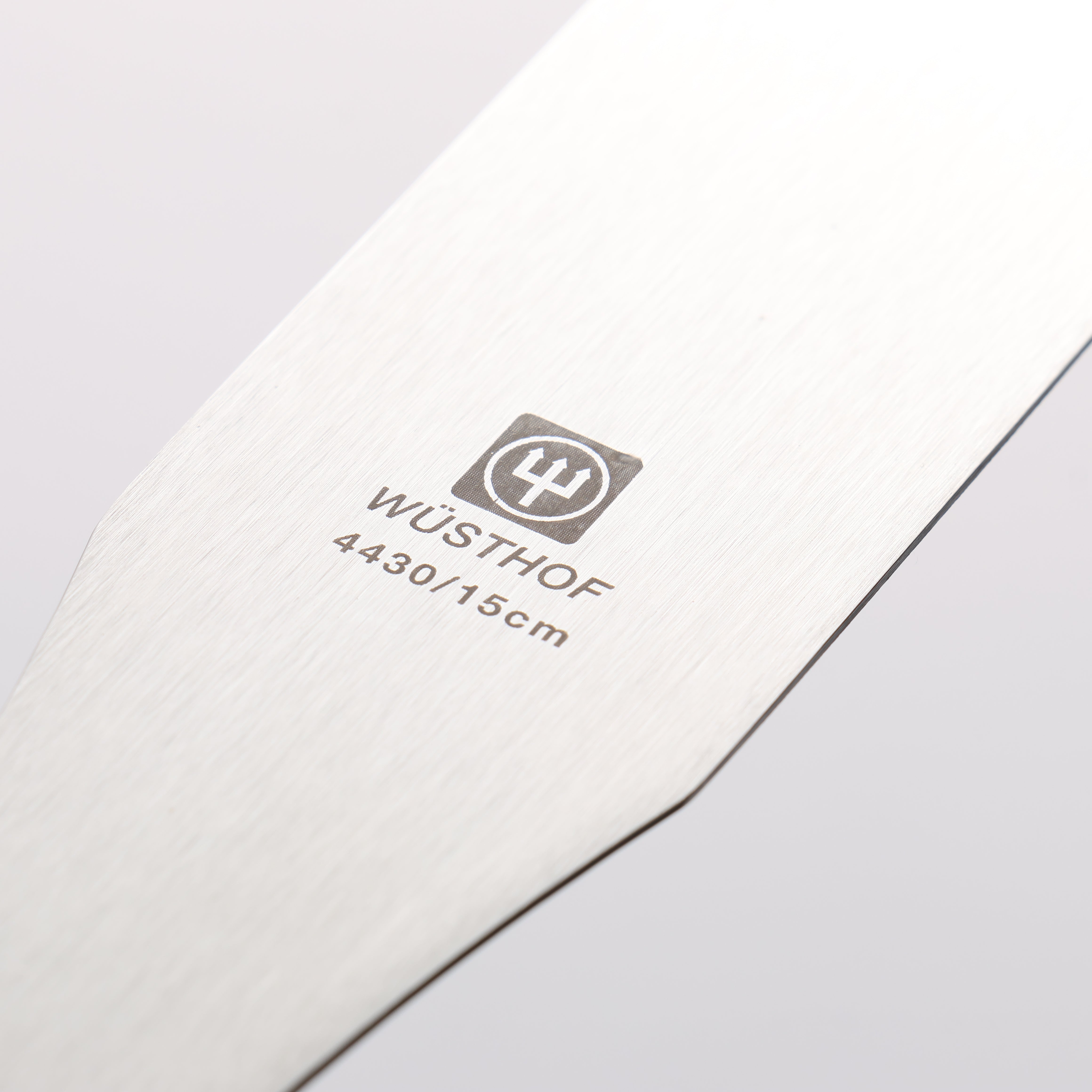 WUSTHOF 不鏽鋼 蛋糕抹刀 150mm 黑塑膠 握把 - 清助刃物