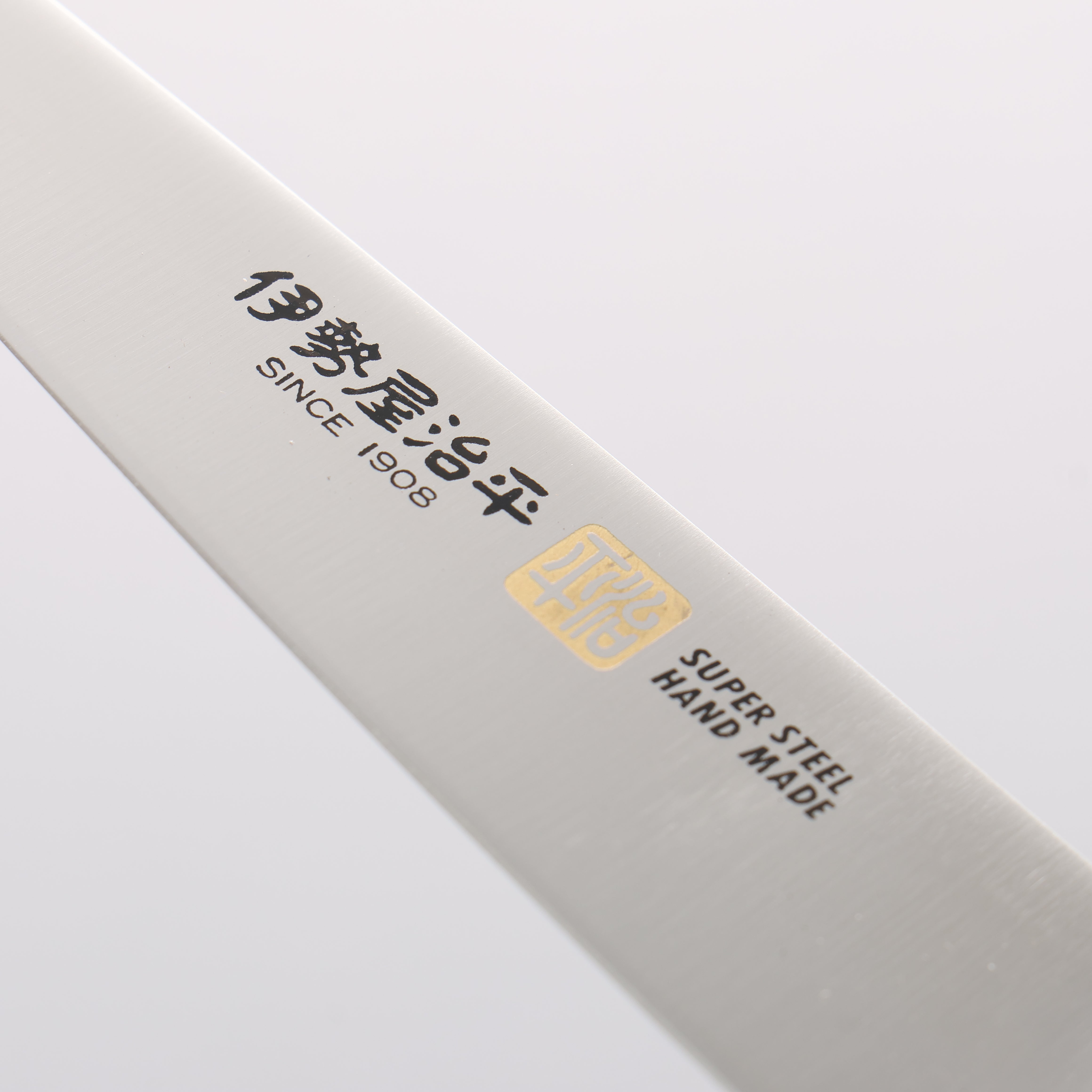 伊勢屋 鉬鋼（MOL） 多用途小刀 120mm 桃花心合成木 握把 - 清助刃物