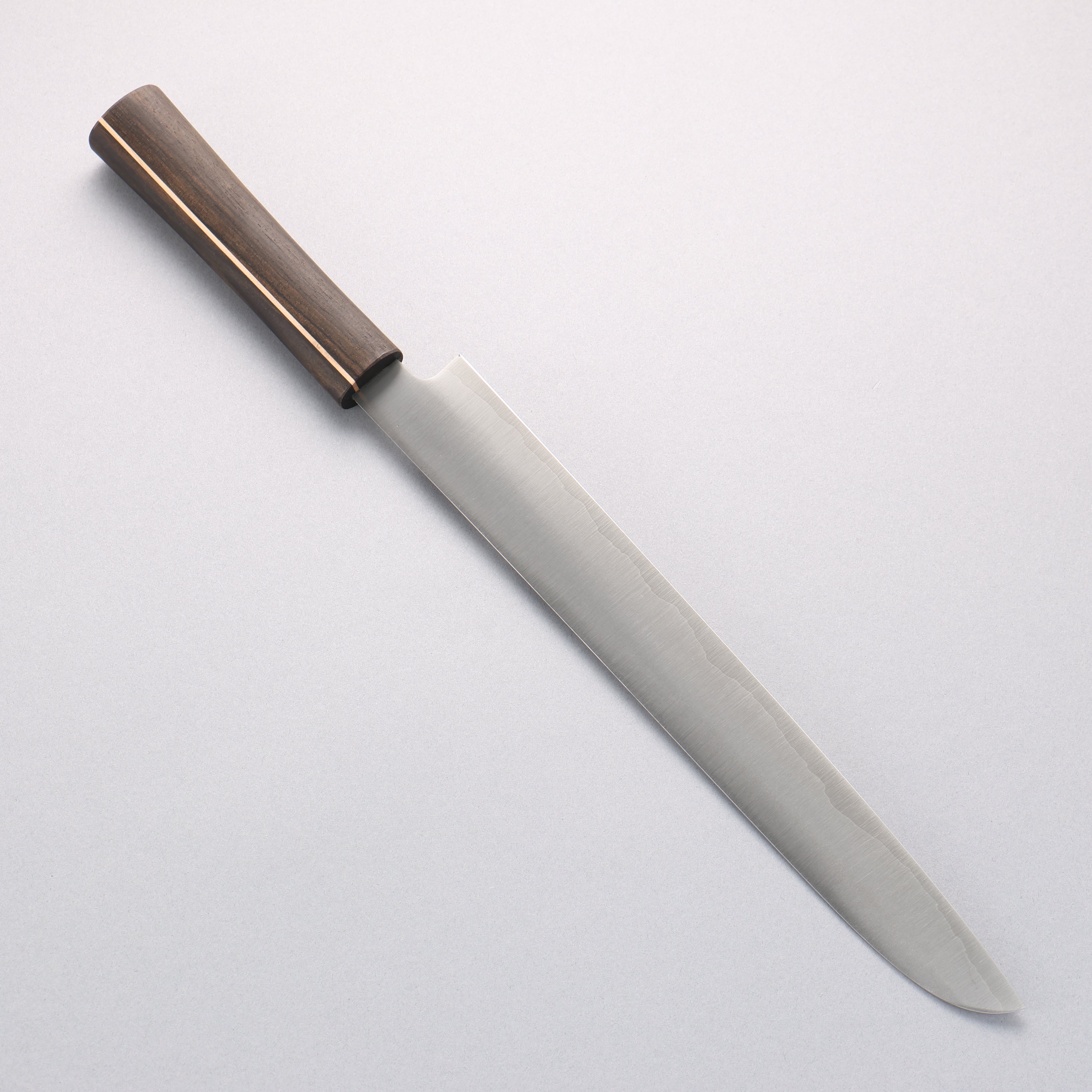 田中 誠貴 瞬 銀三鋼 麵包刀 270mm 黑檀 握把 - 清助刃物