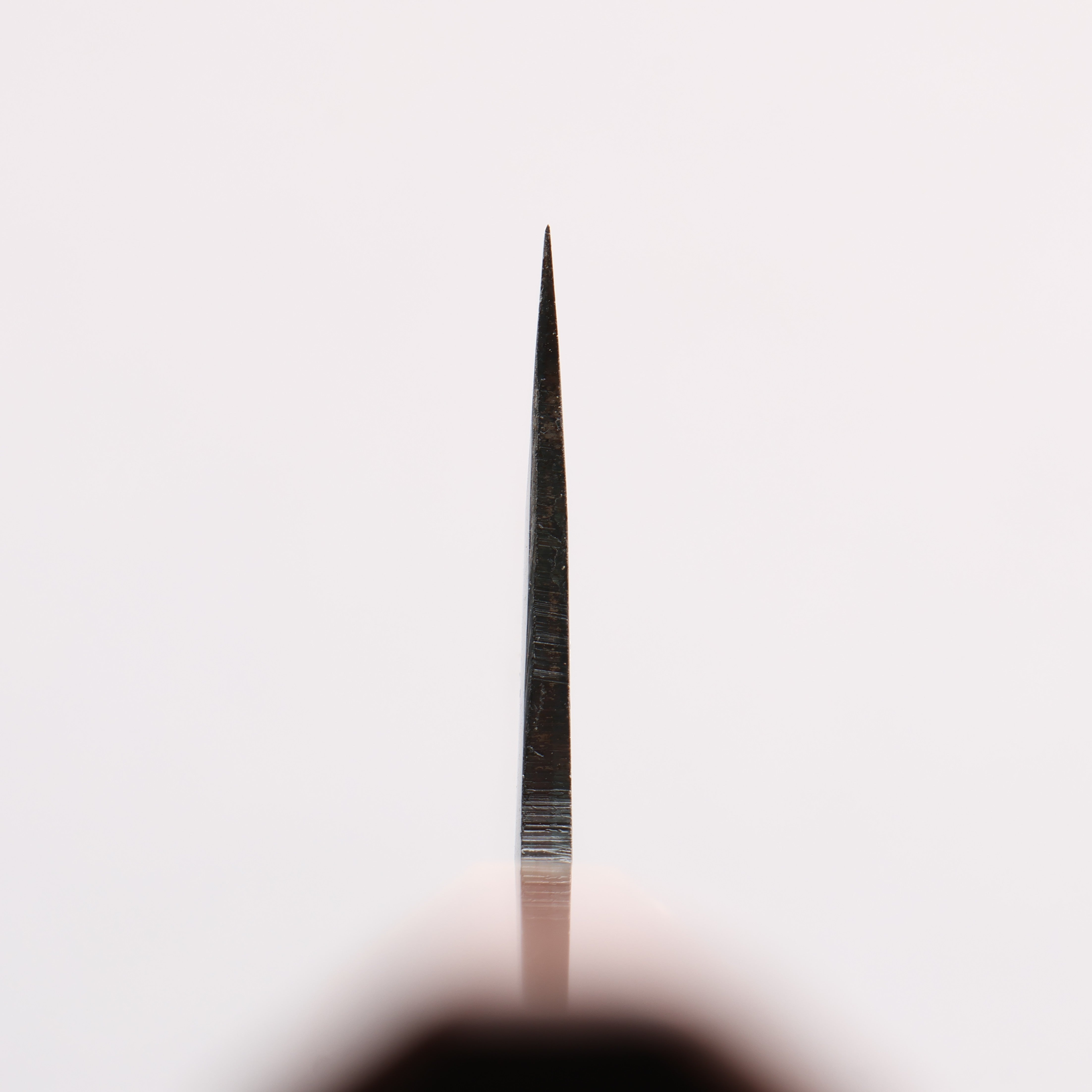 清助 青鋼一號 黑打 切付牛刀 240mm 紫檀木（口輪：樫） 握把 - 清助刃物