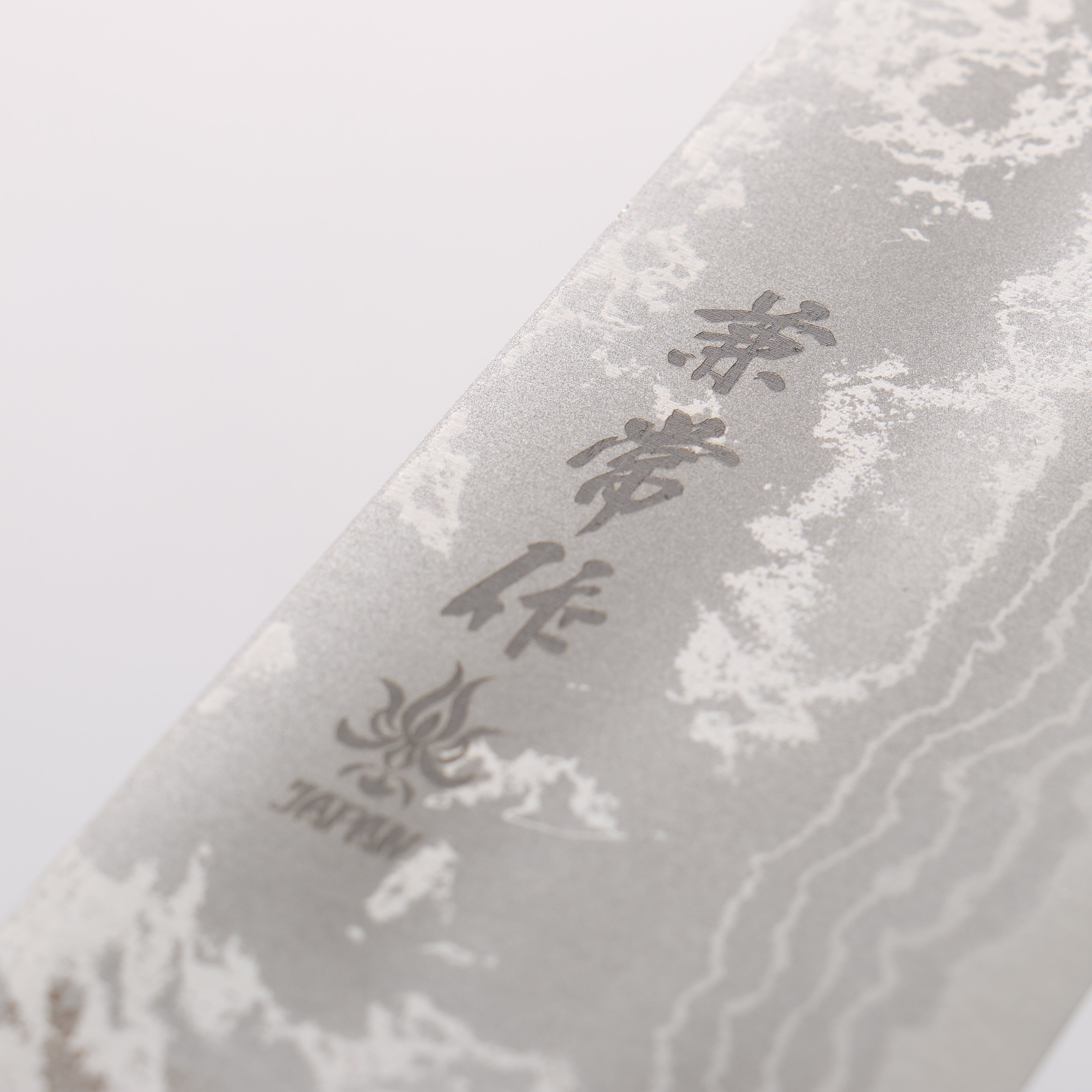 兼常 青鋼二號 大馬士革紋 三德刀 165mm 紫檀木 握把 - 清助刃物