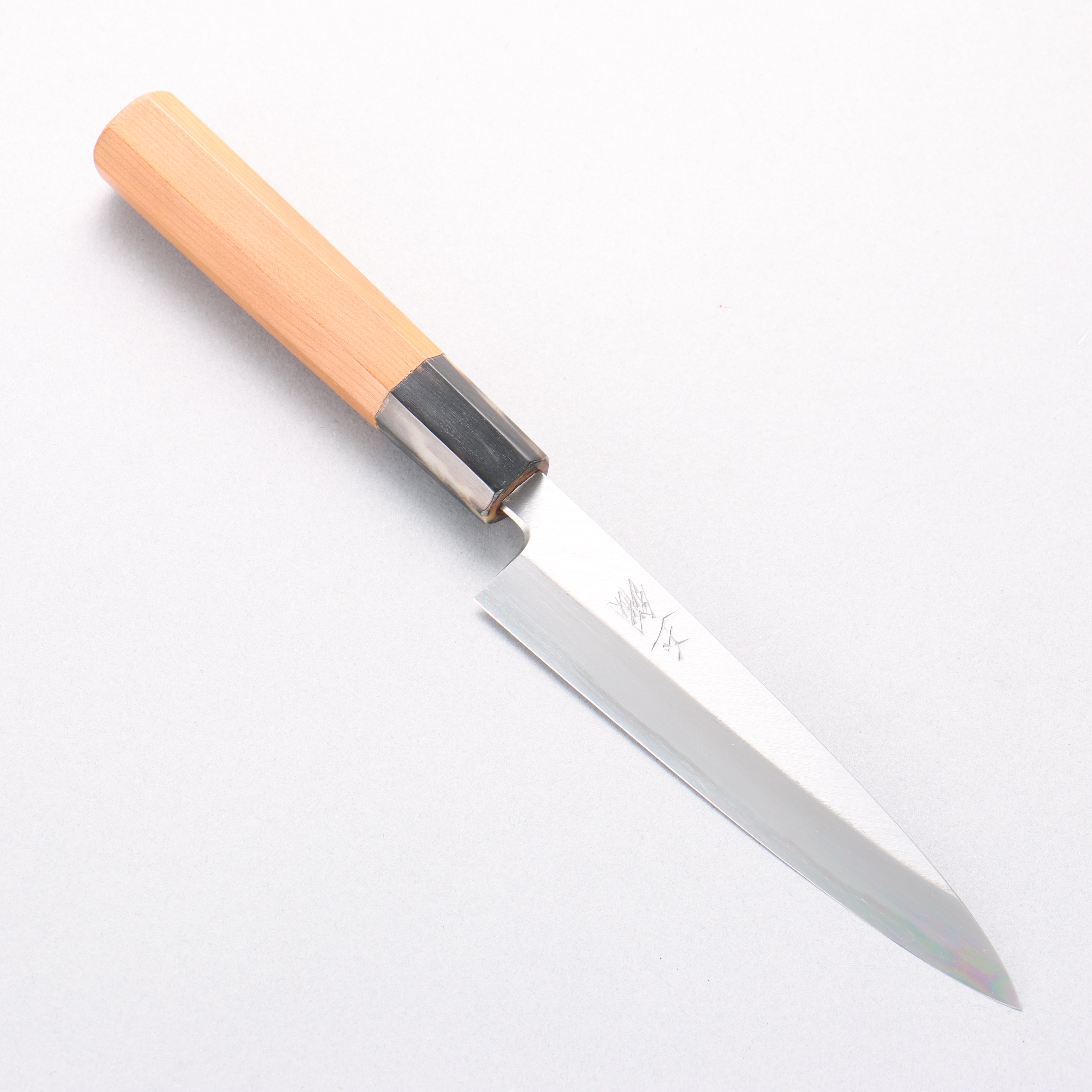 鐵泉 田中作 Tamahagane 多用途小刀 145mm 紫杉木 握把 - 清助刃物