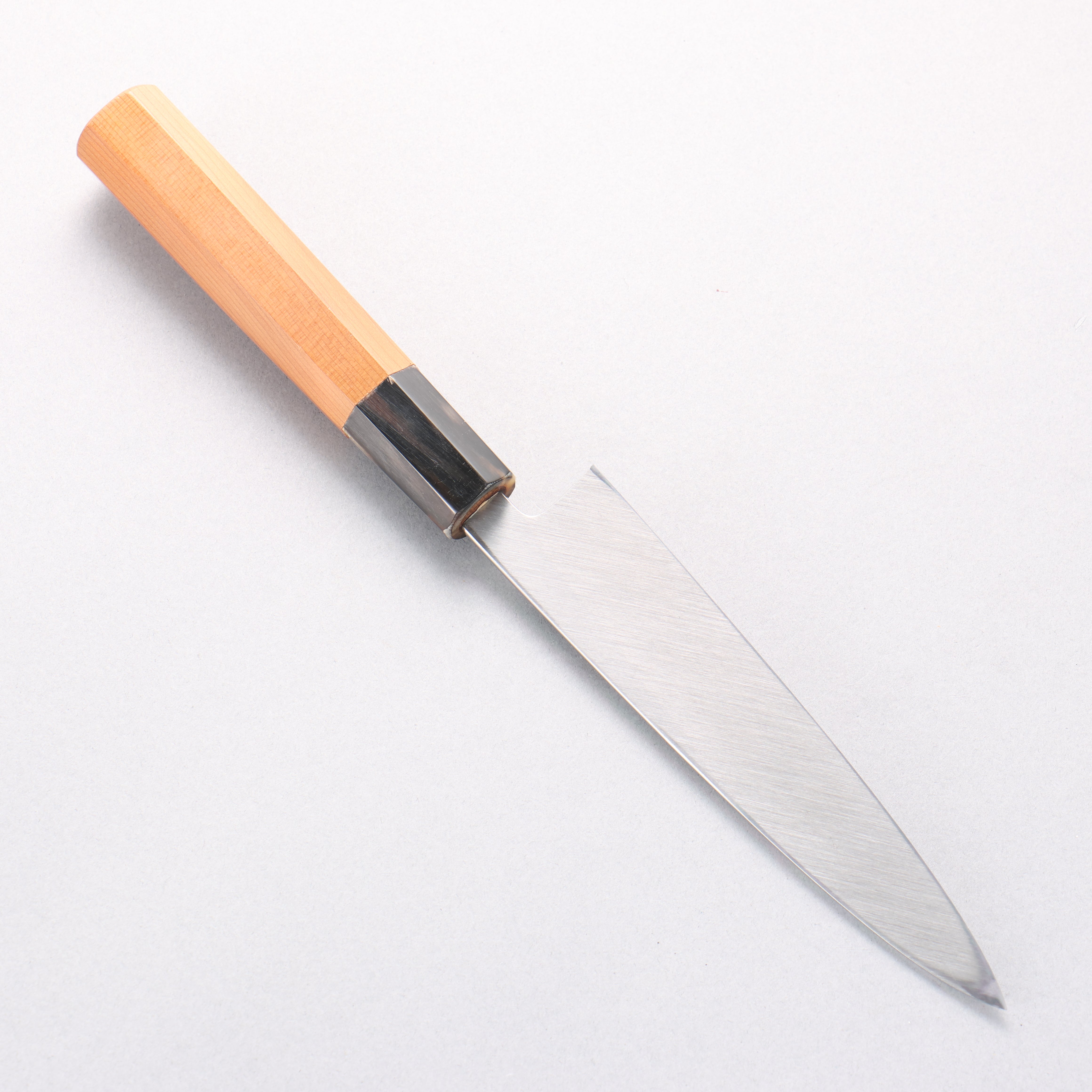 鐵泉 田中作 Tamahagane 多用途小刀 145mm 紫杉木 握把 - 清助刃物