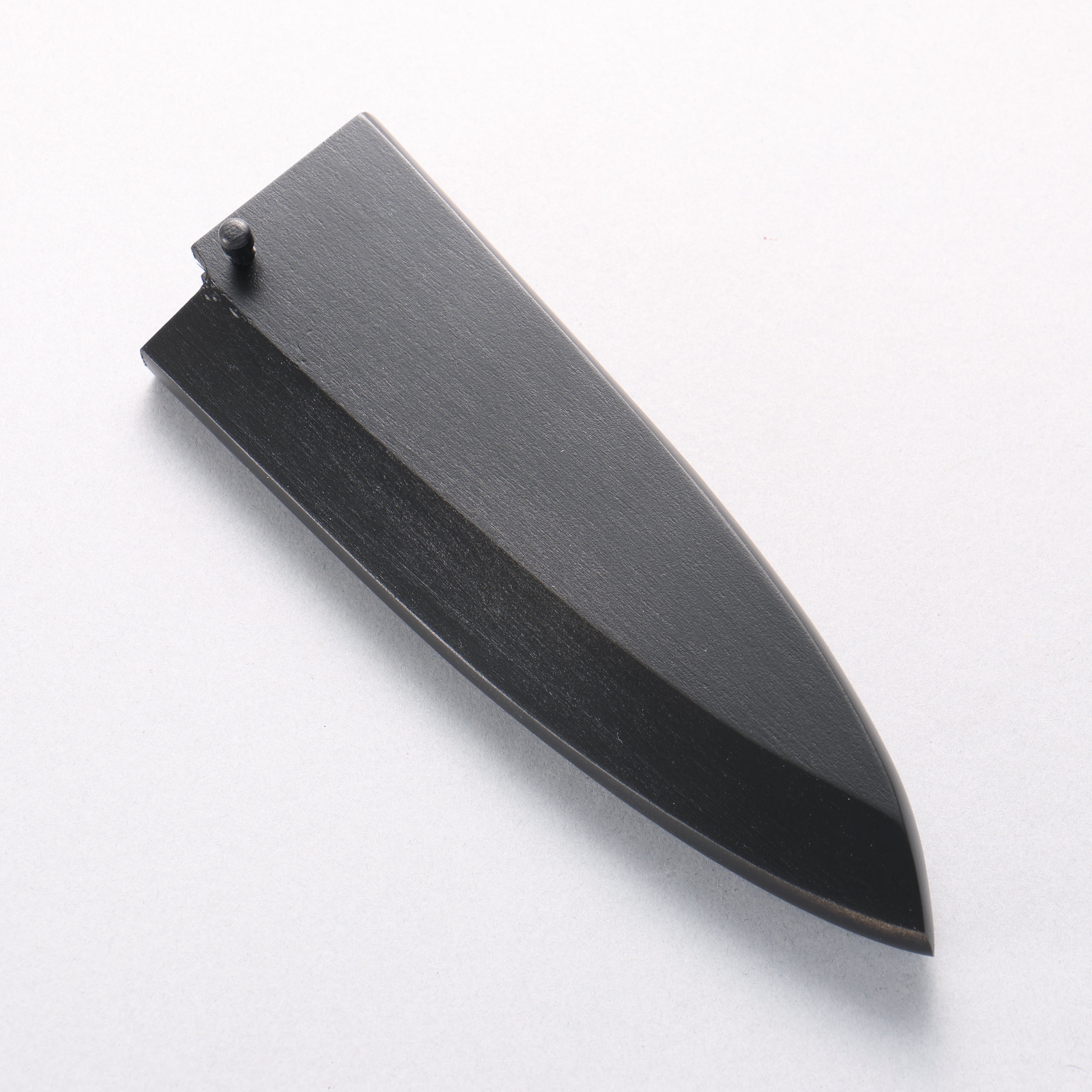 黑 木蘭 鞘 150mm 出刃用 附合成木安全栓 - 清助刃物