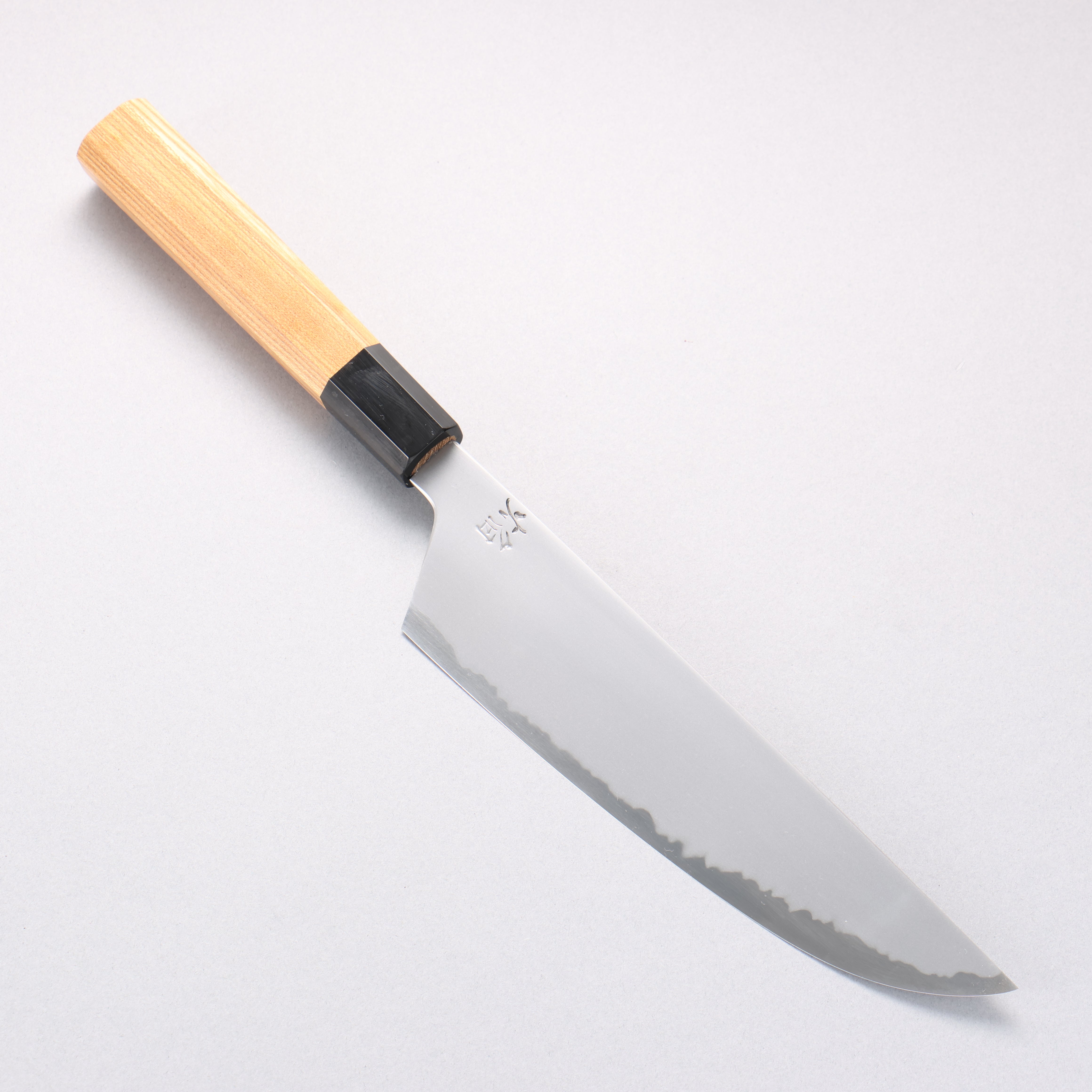 堺 孝行 焰 飛燕 青鋼二號 牛刀 210mm 紫杉木 握把 附刀鞘 - 清助刃物