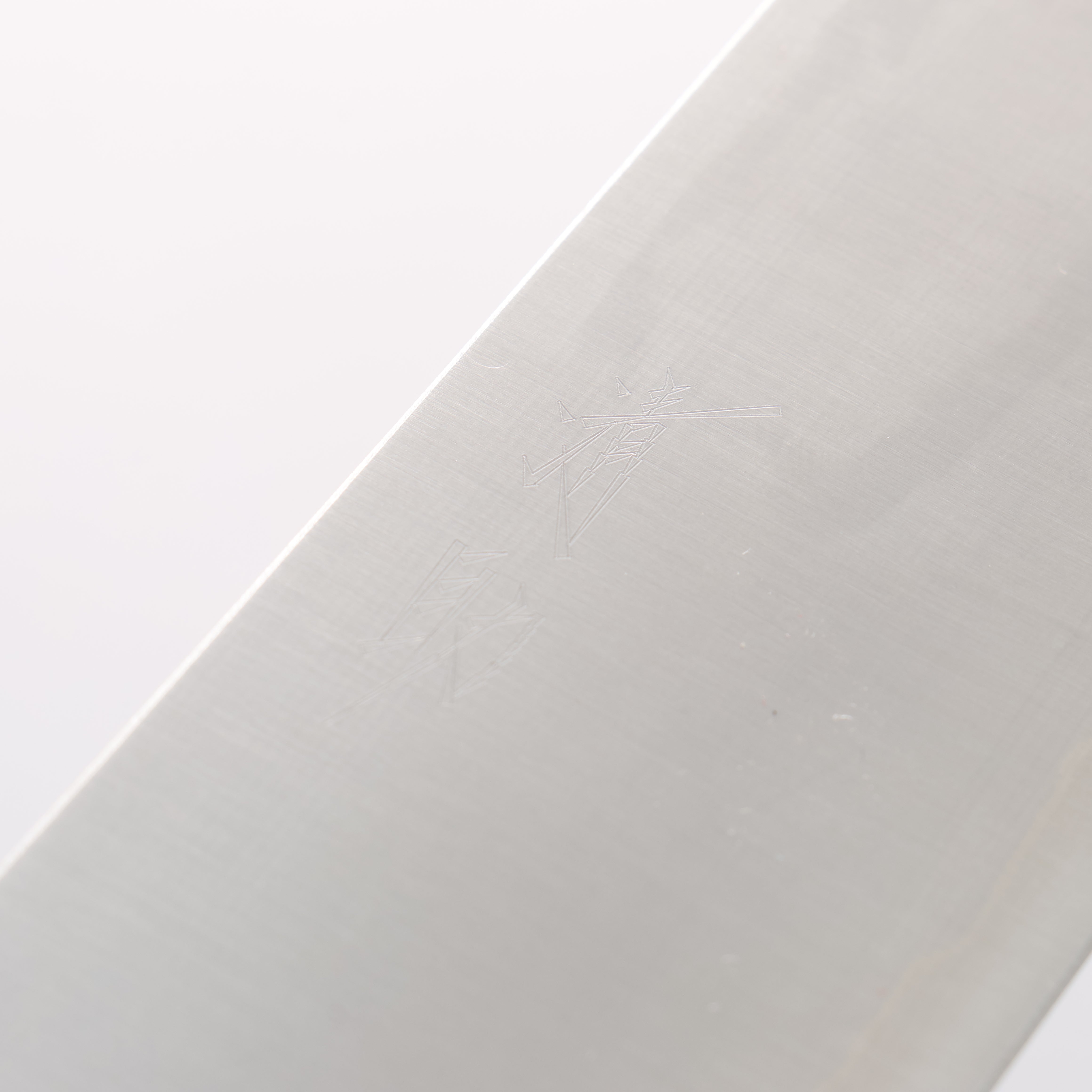 清助 銀三鋼 打磨處理 切付牛刀 240mm 白橡木 握把 - 清助刃物