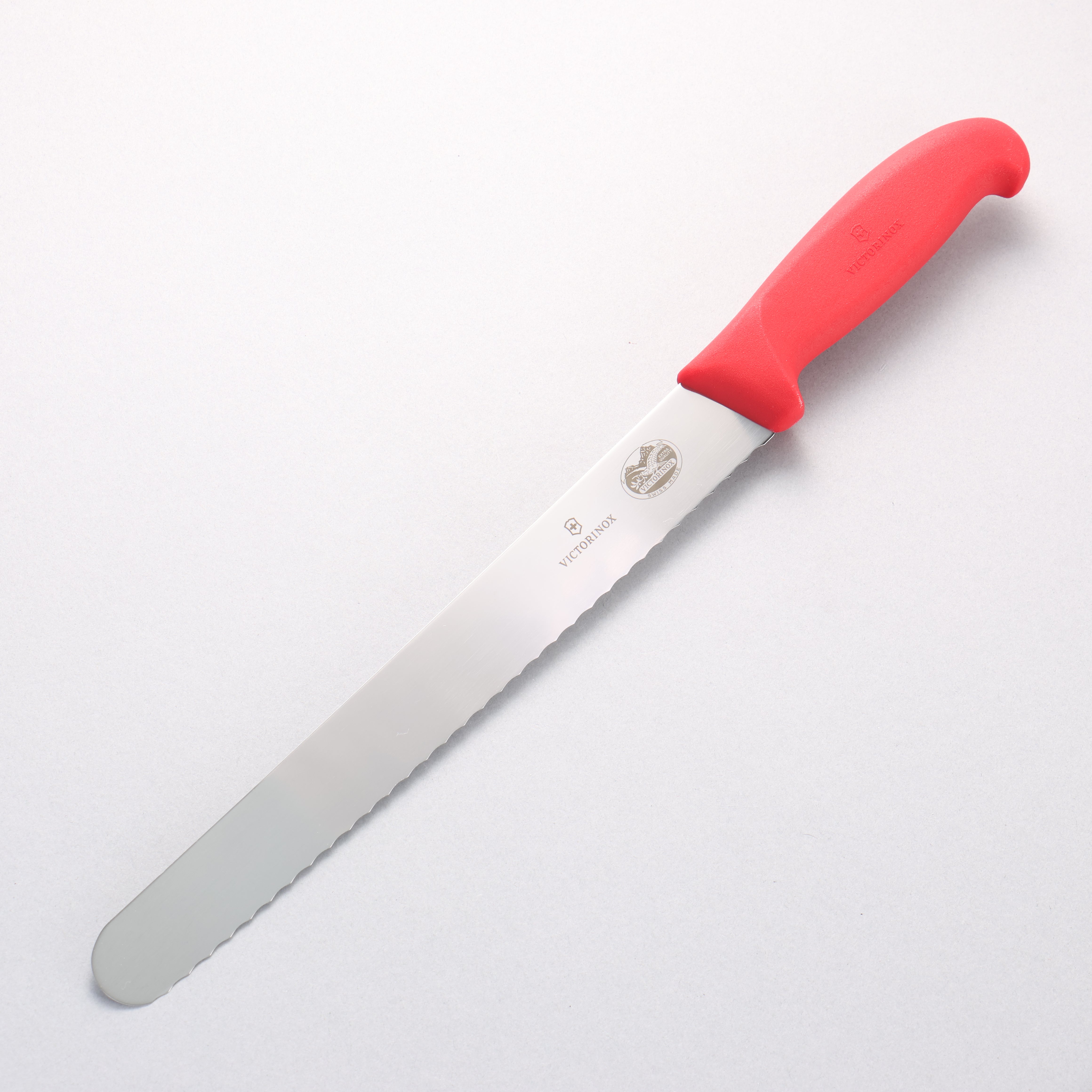 VICTORINOX 不鏽鋼 波浪形麵包糕點刀 250mm 塑膠 握把 - 清助刃物