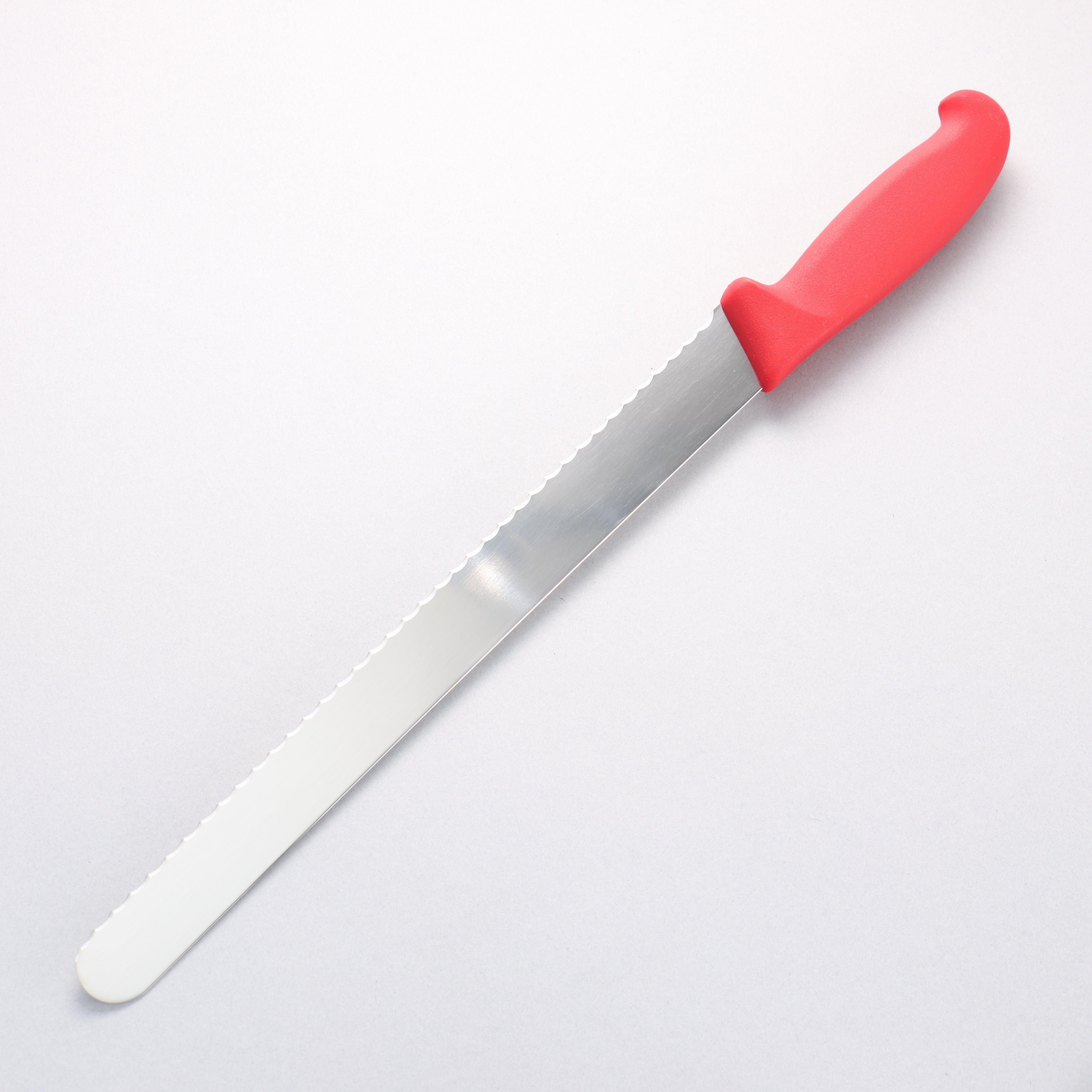 VICTORINOX 不鏽鋼 波浪形麵包糕點刀 300mm 塑膠 握把 - 清助刃物