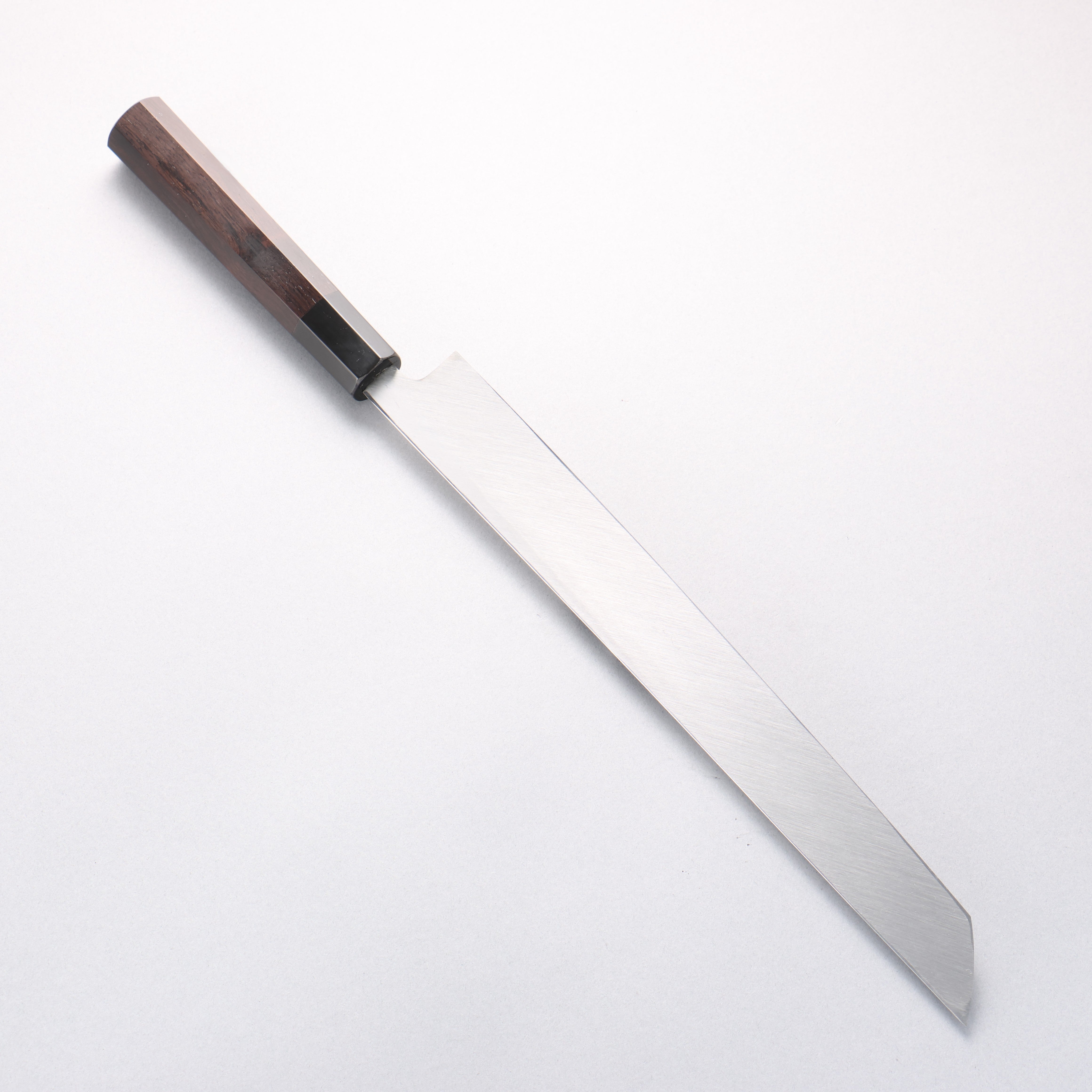 鐵泉 田中作 Tamahagane 先丸柳刃 300mm 黑檀 握把 附刀鞘 - 清助刃物