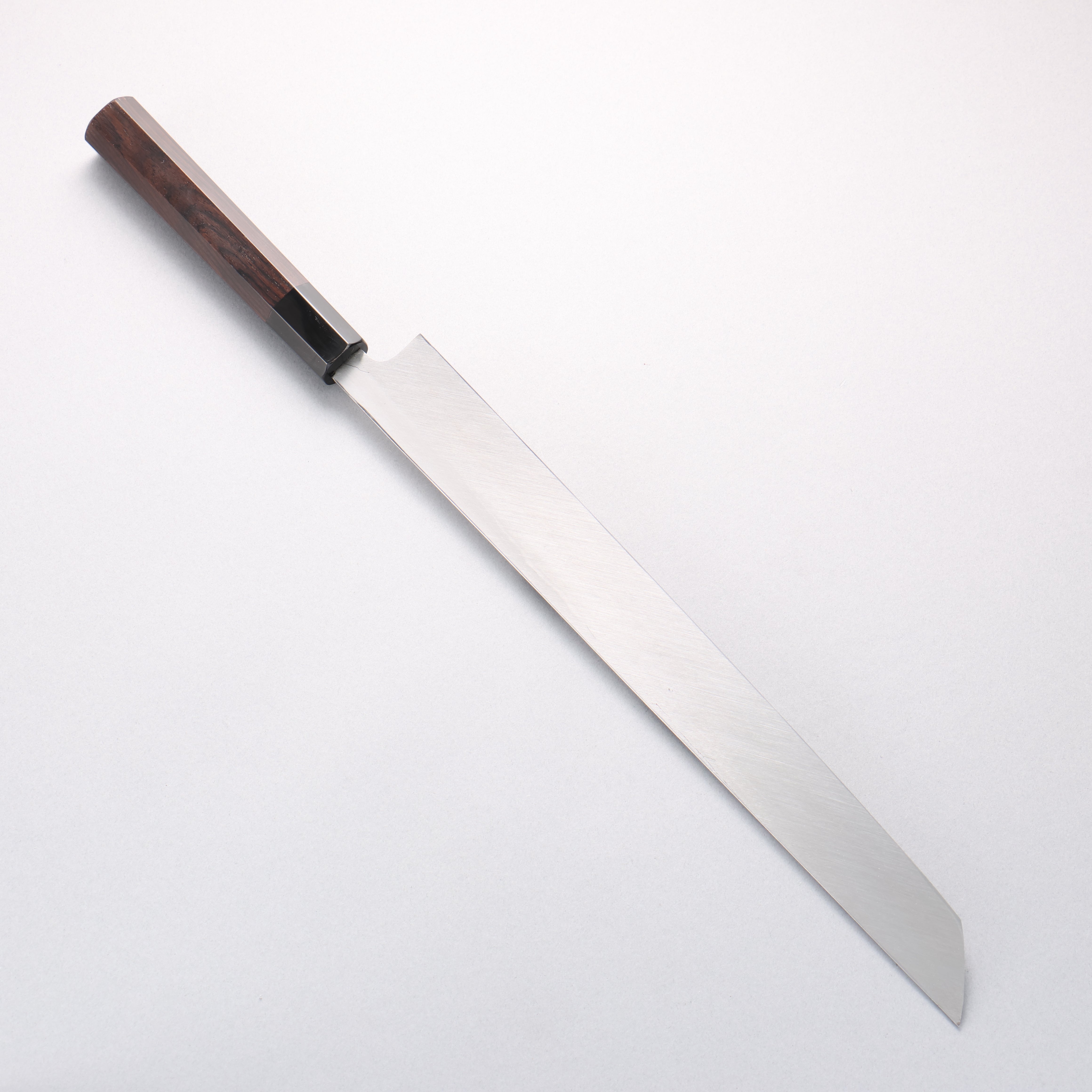鐵泉 田中作 Tamahagane 先丸柳刃 315mm 黑檀 握把 附刀鞘 - 清助刃物