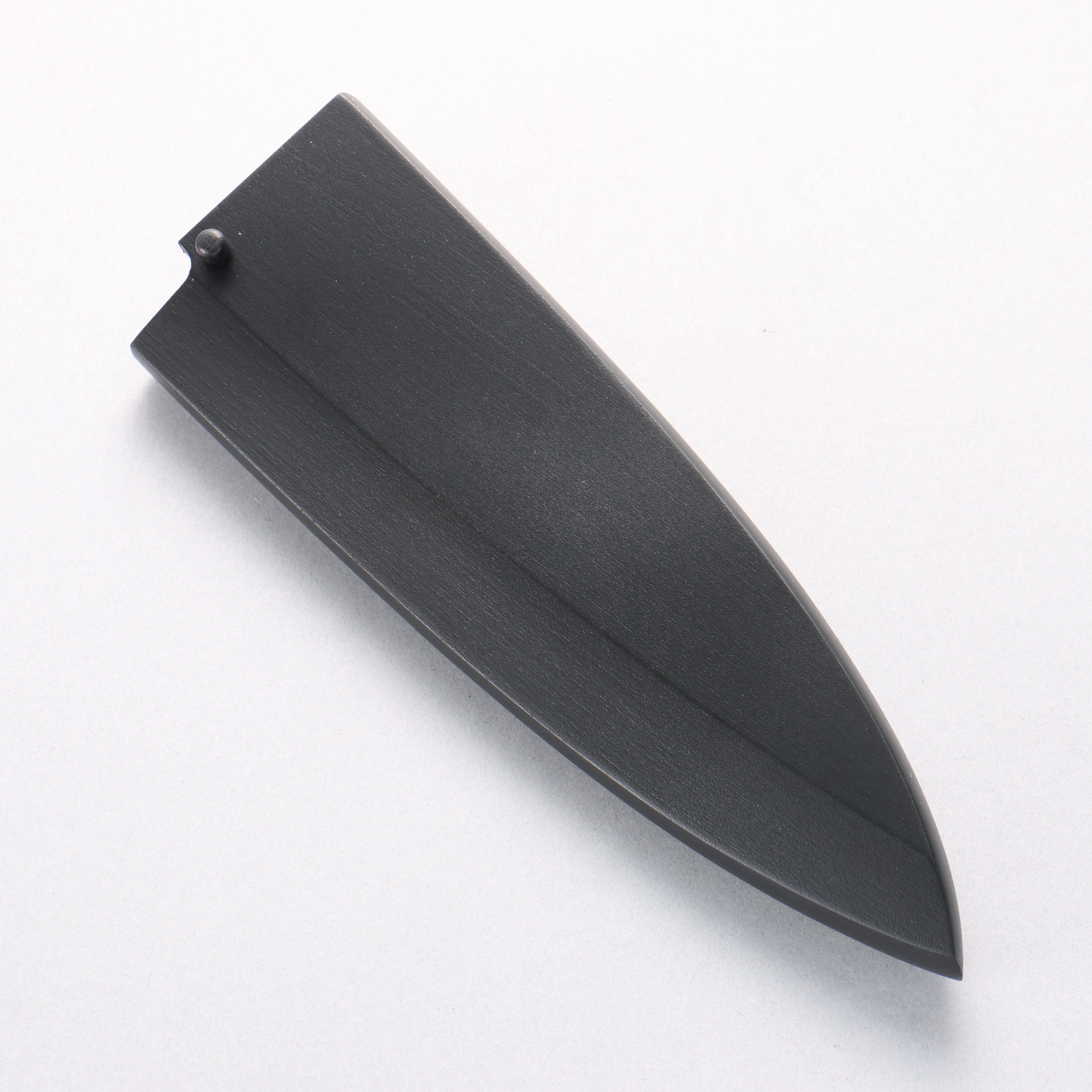 黑 木蘭 鞘 165mm 出刃用 附合成木安全栓 Kaneko - 清助刃物