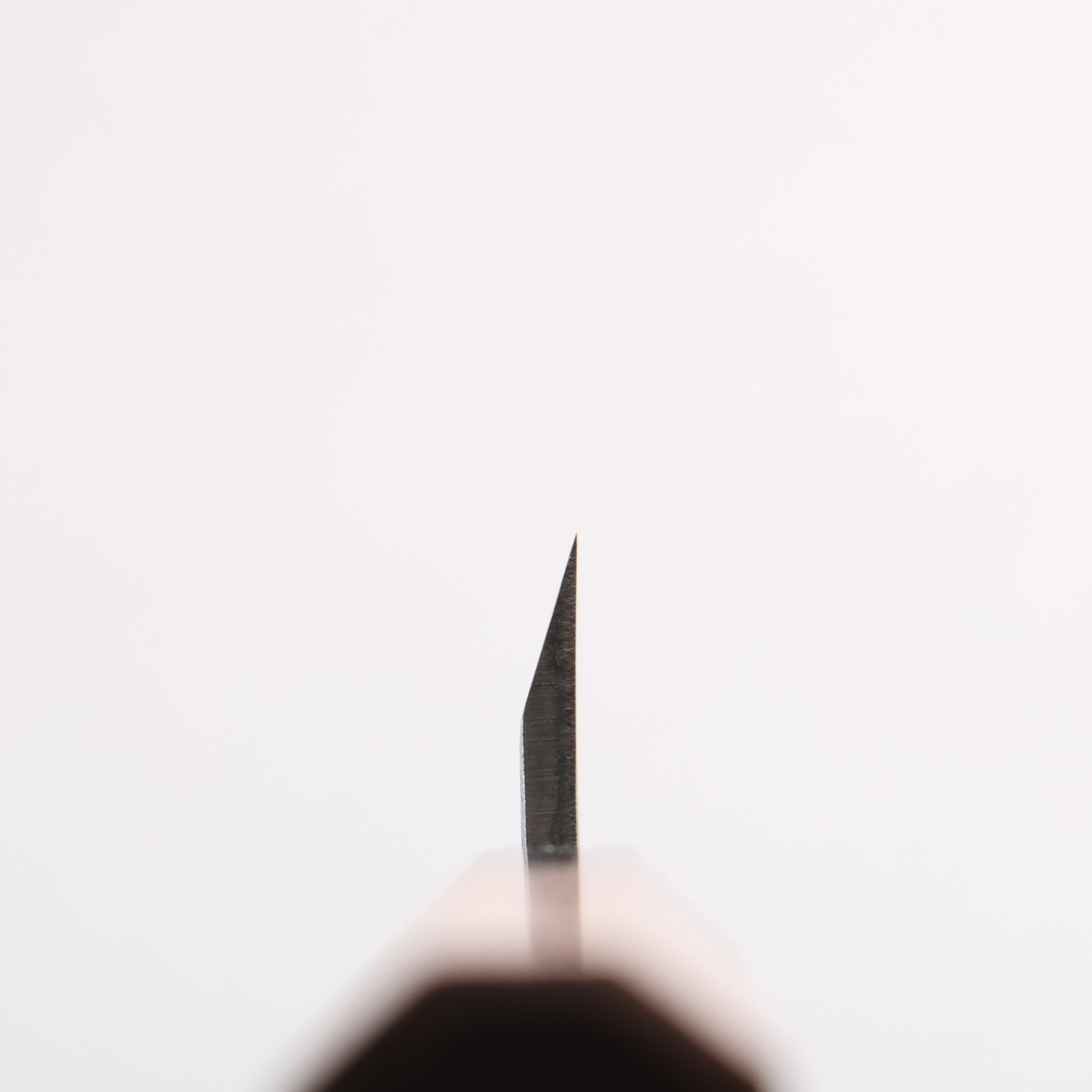 清助 銀三鋼 鎚目 (丸) 多用途小刀 120mm 核桃木 握把 - 清助刃物