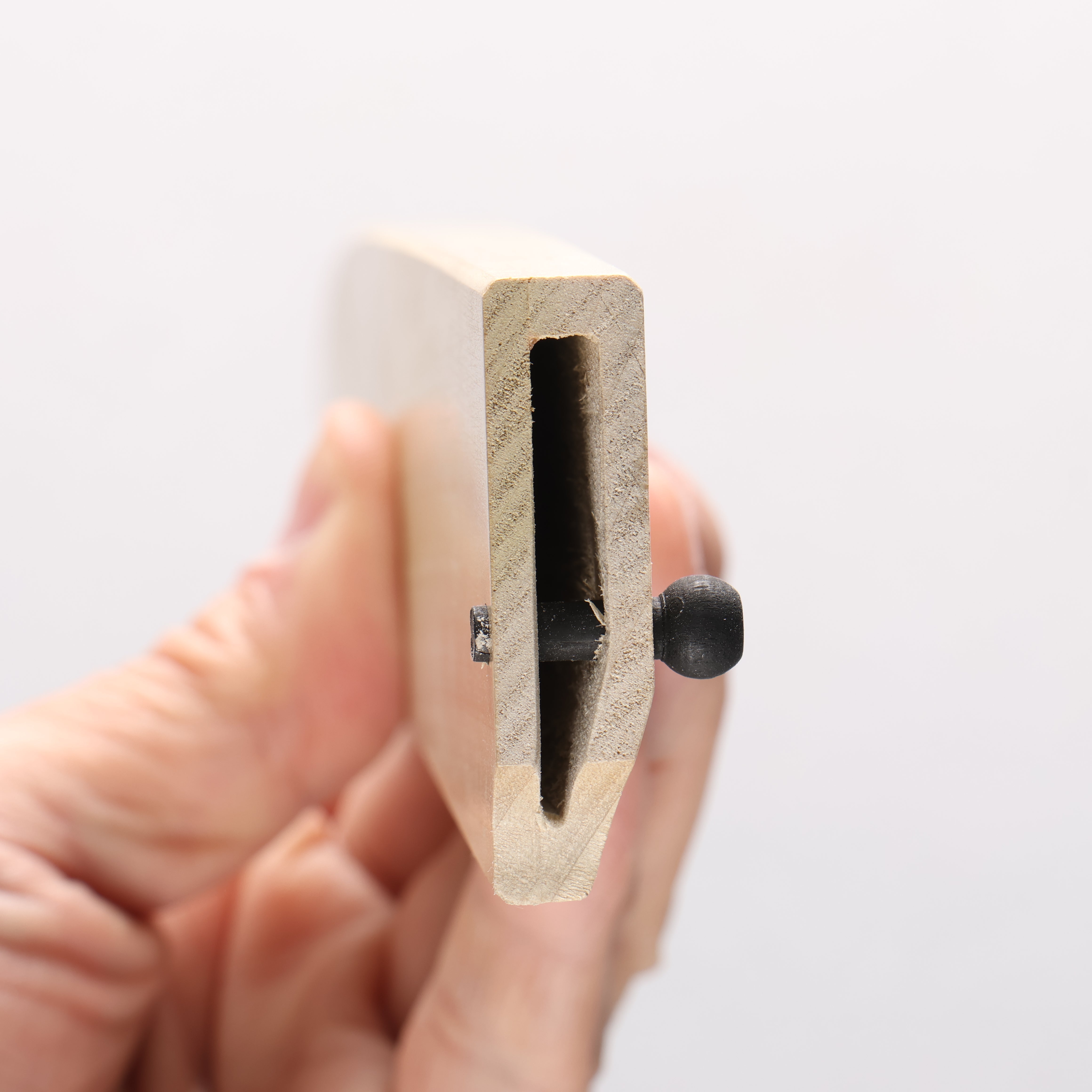 木蘭鞘 210mm 柳刃用 附合成木安全栓 - 清助刃物