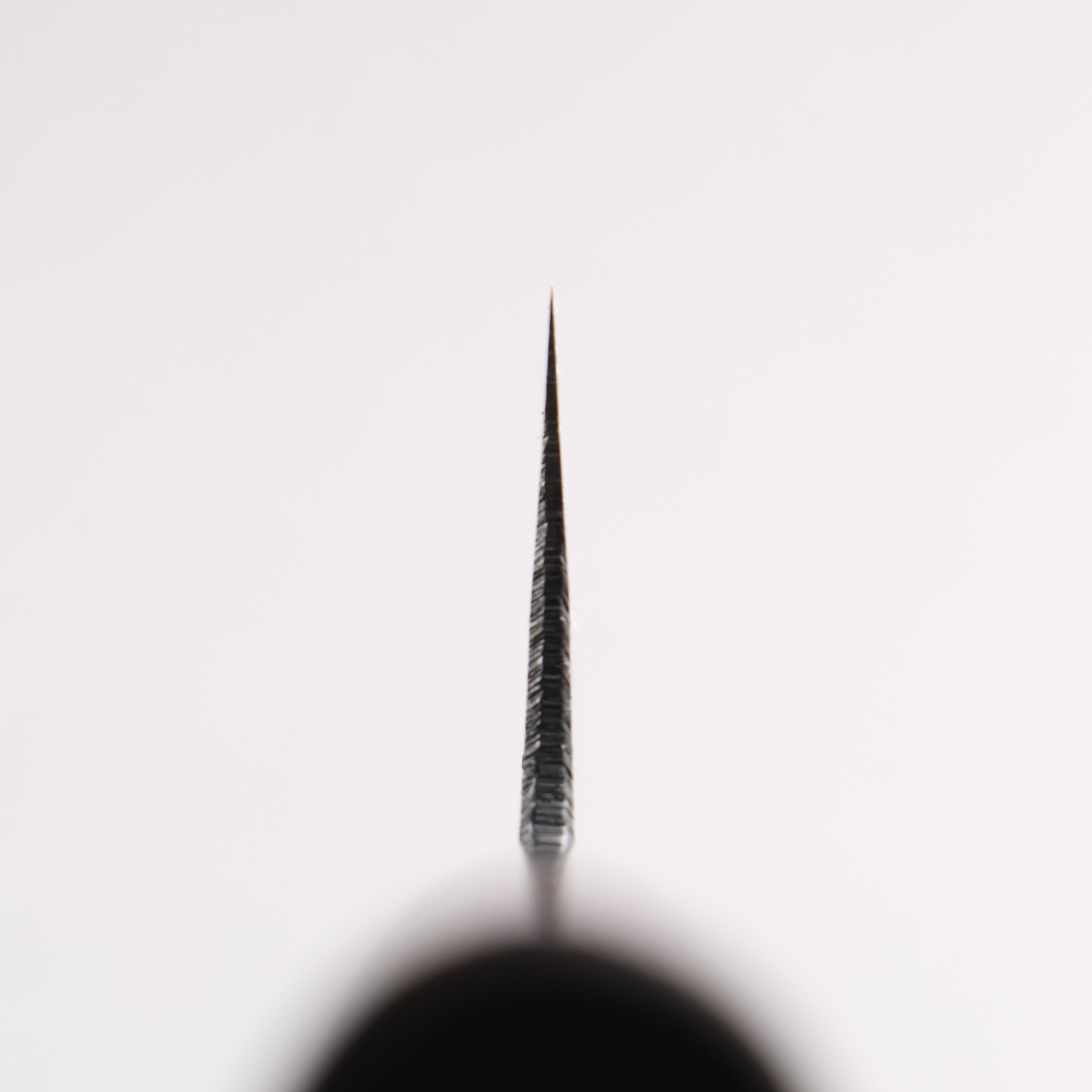 鬼尋 白鋼一號 黑打 菜切 140mm 紫檀木（口輪：黑合成木） 握把 - 清助刃物