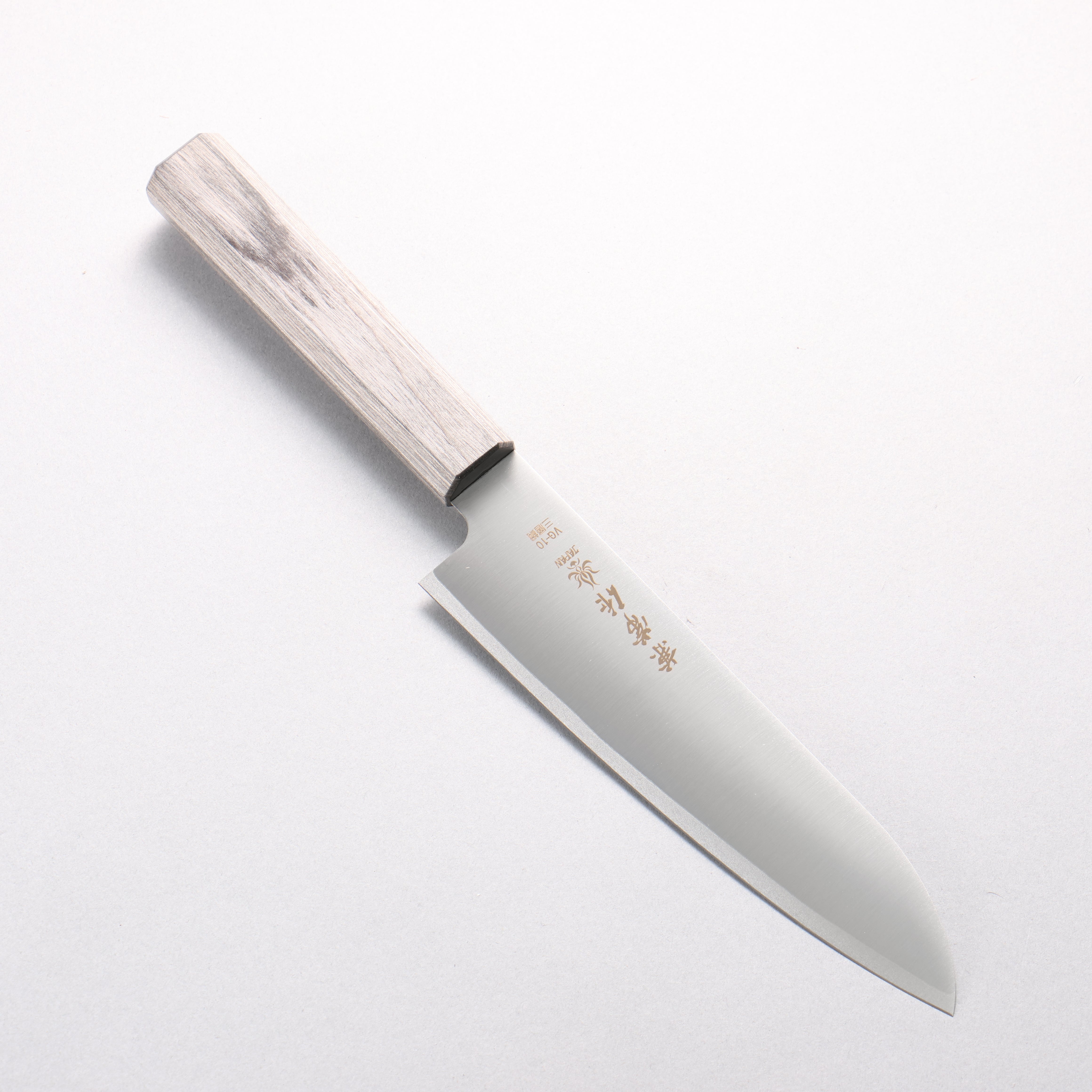 兼常 VG10 三德刀 180mm 灰色合成木 握把 - 清助刃物
