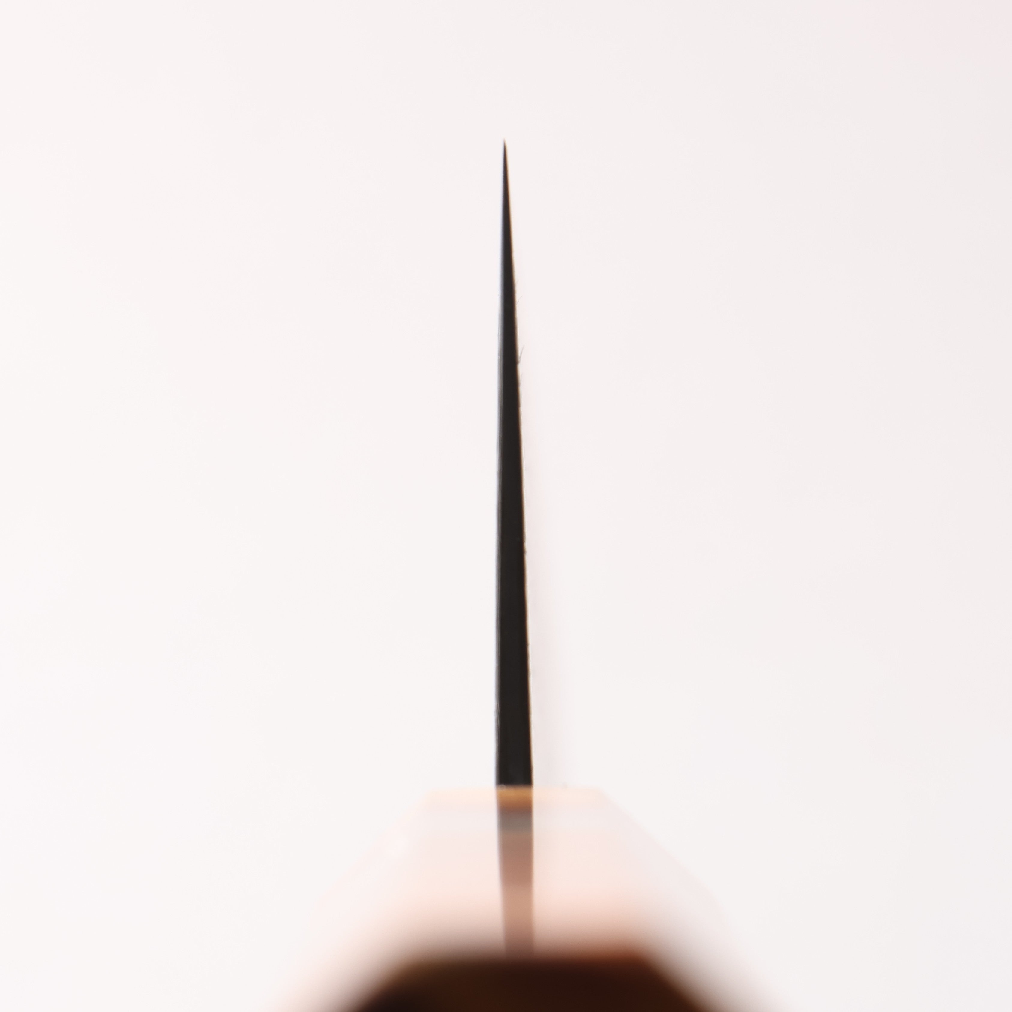 寬丈 SG2 黑色大馬士革紋 切付牛刀 240mm 棕色穩定木 (銀環) 握把 - 清助刃物
