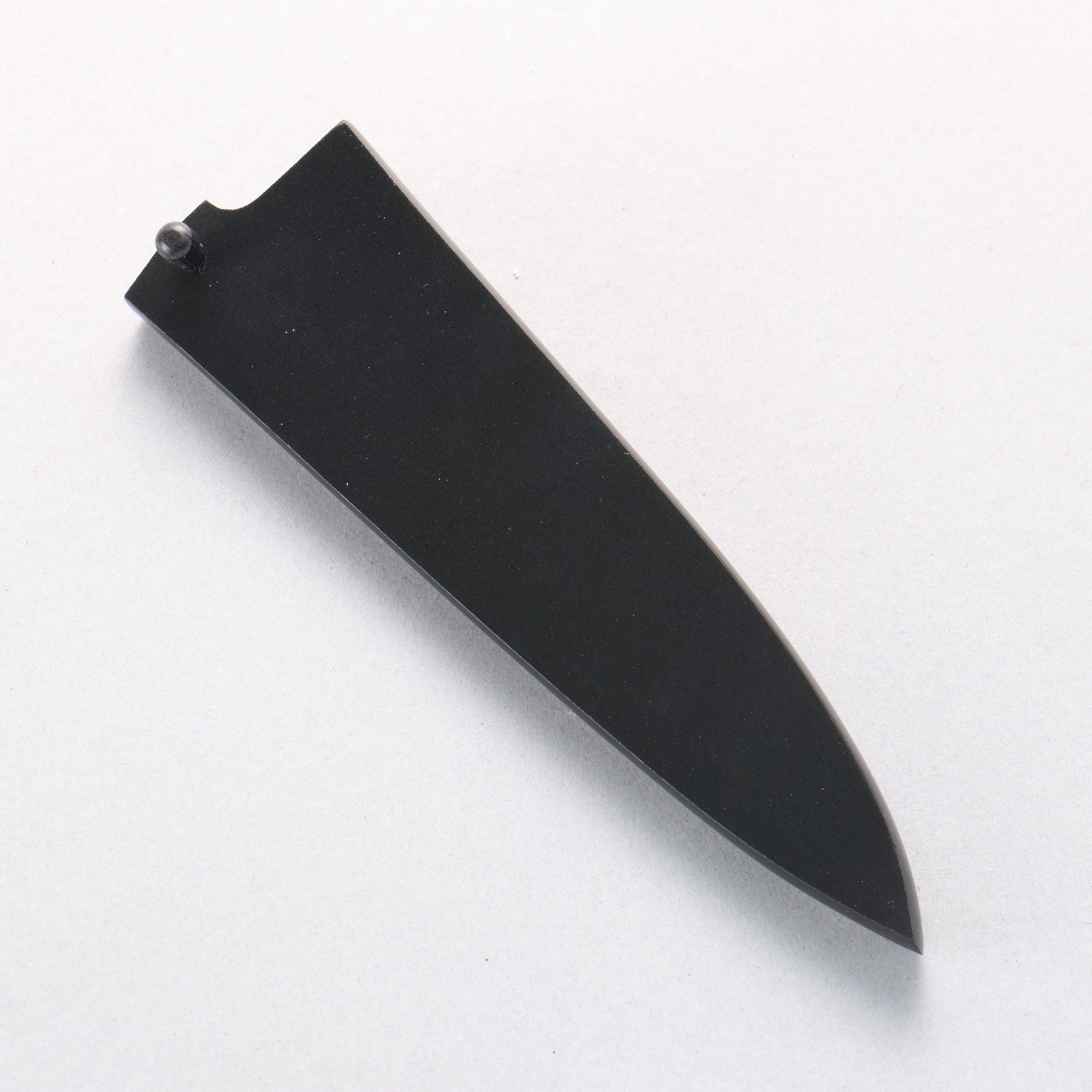 黑 木蘭 鞘 多用途小刀用 附合成木安全栓 120mm Kaneko - 清助刃物