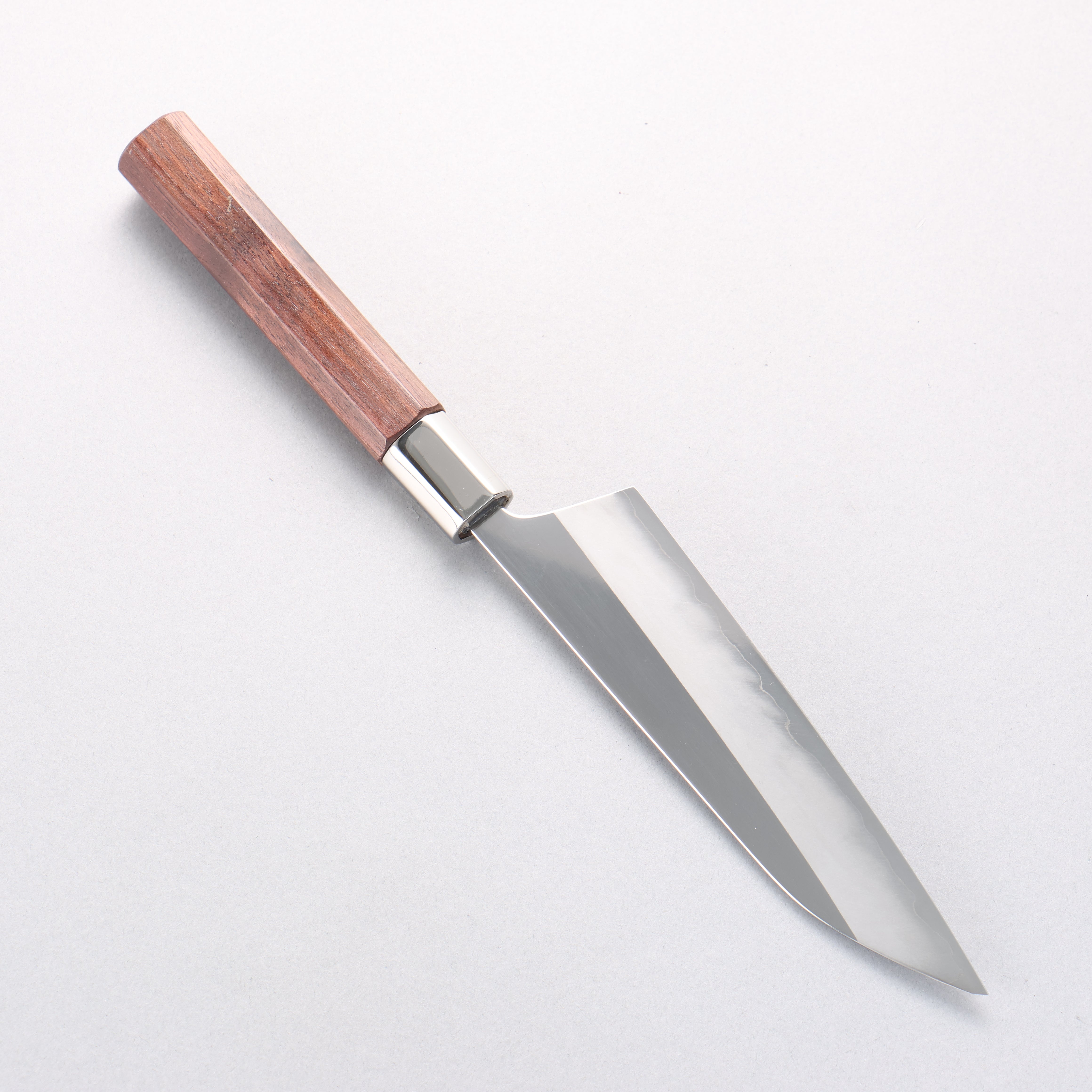 黑鳥 銀三鋼 打磨處理 多用途小刀 150mm 核桃木 握把 Kemanmon - 清助刃物