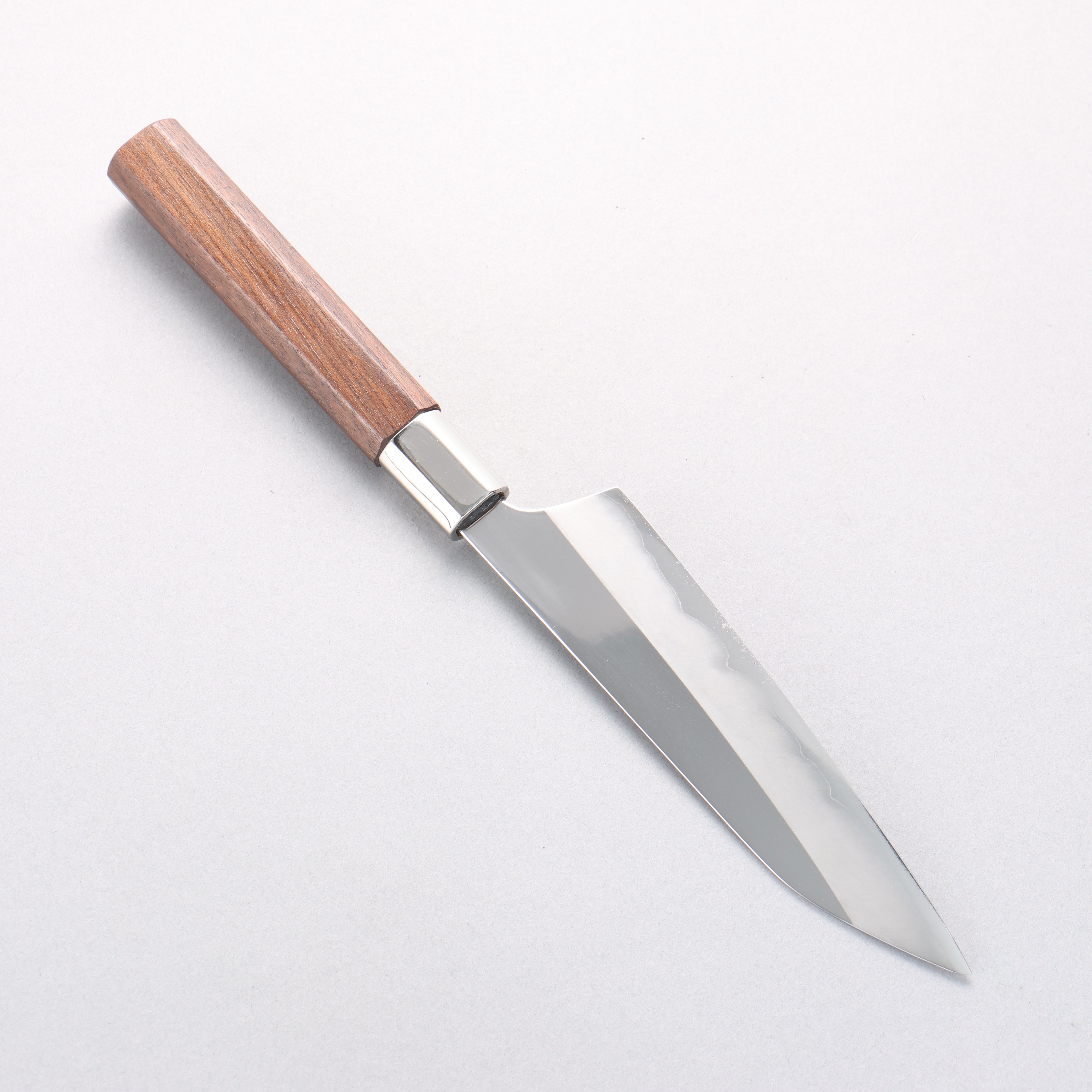 黑鳥 銀三鋼 打磨處理 多用途小刀 150mm 核桃木 握把 Kiku - 清助刃物