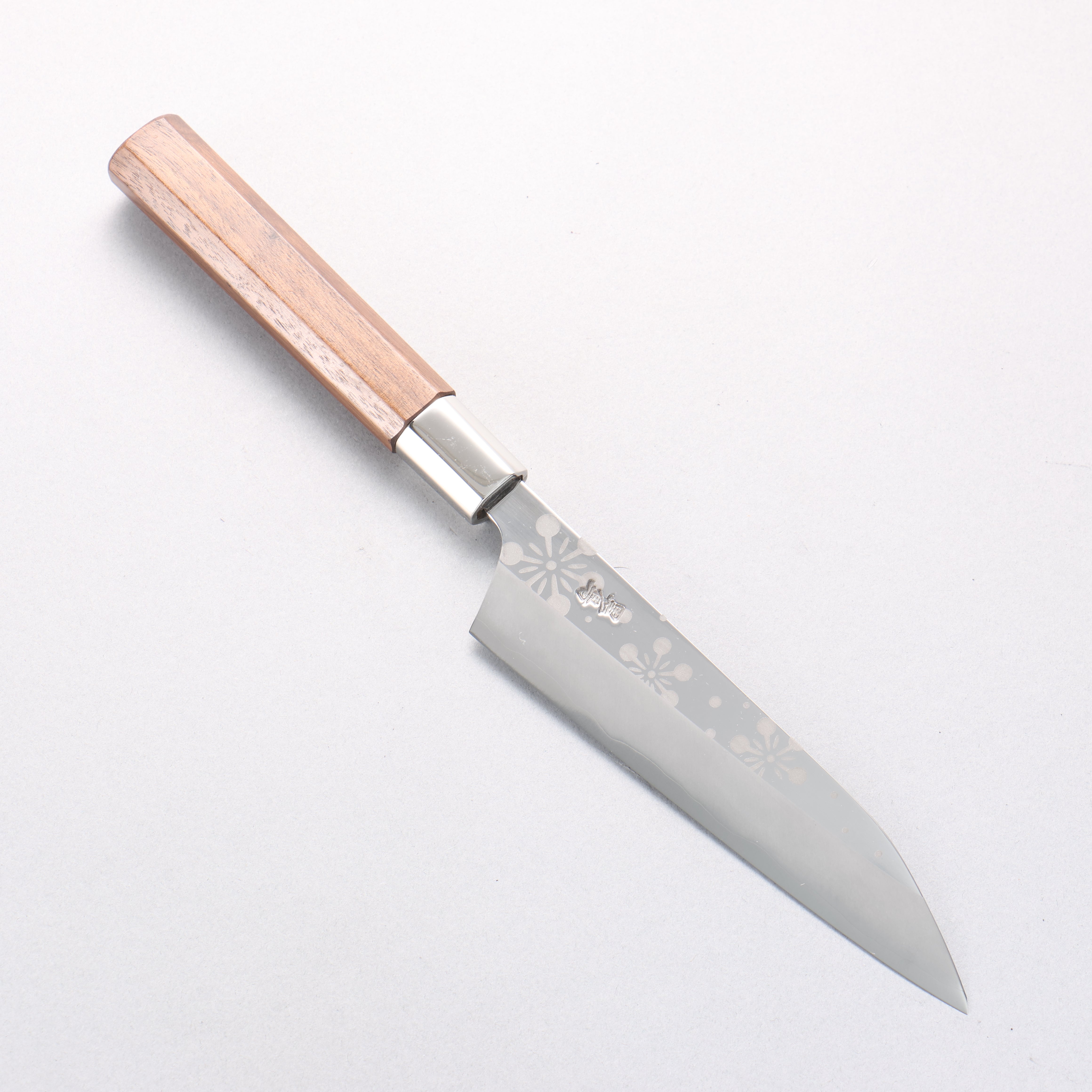 黑鳥 銀三鋼 打磨處理 多用途小刀 150mm 核桃木 握把 Fuuka - 清助刃物