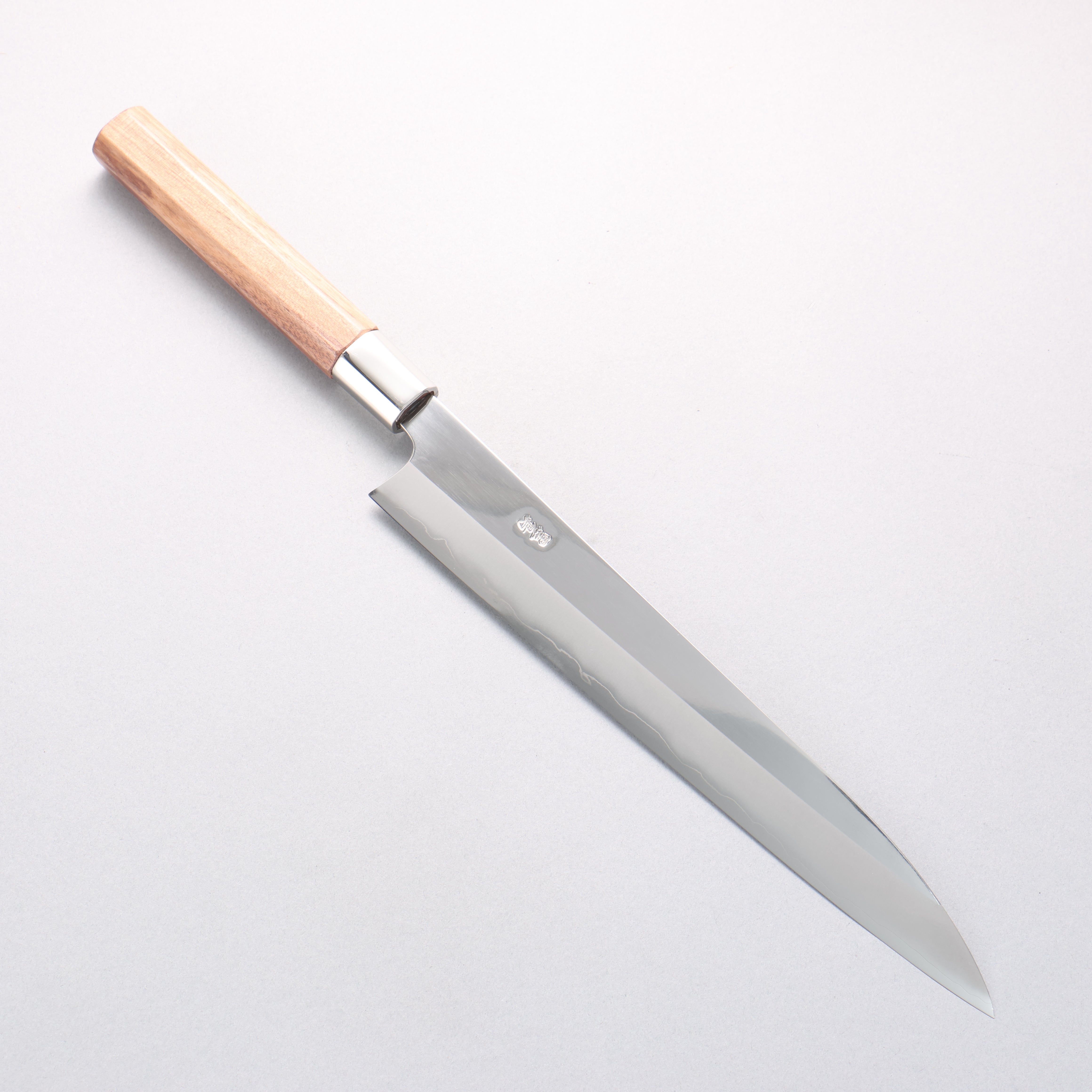 黑鳥 銀三鋼 打磨處理 柳刃 270mm 核桃木 握把 - 清助刃物