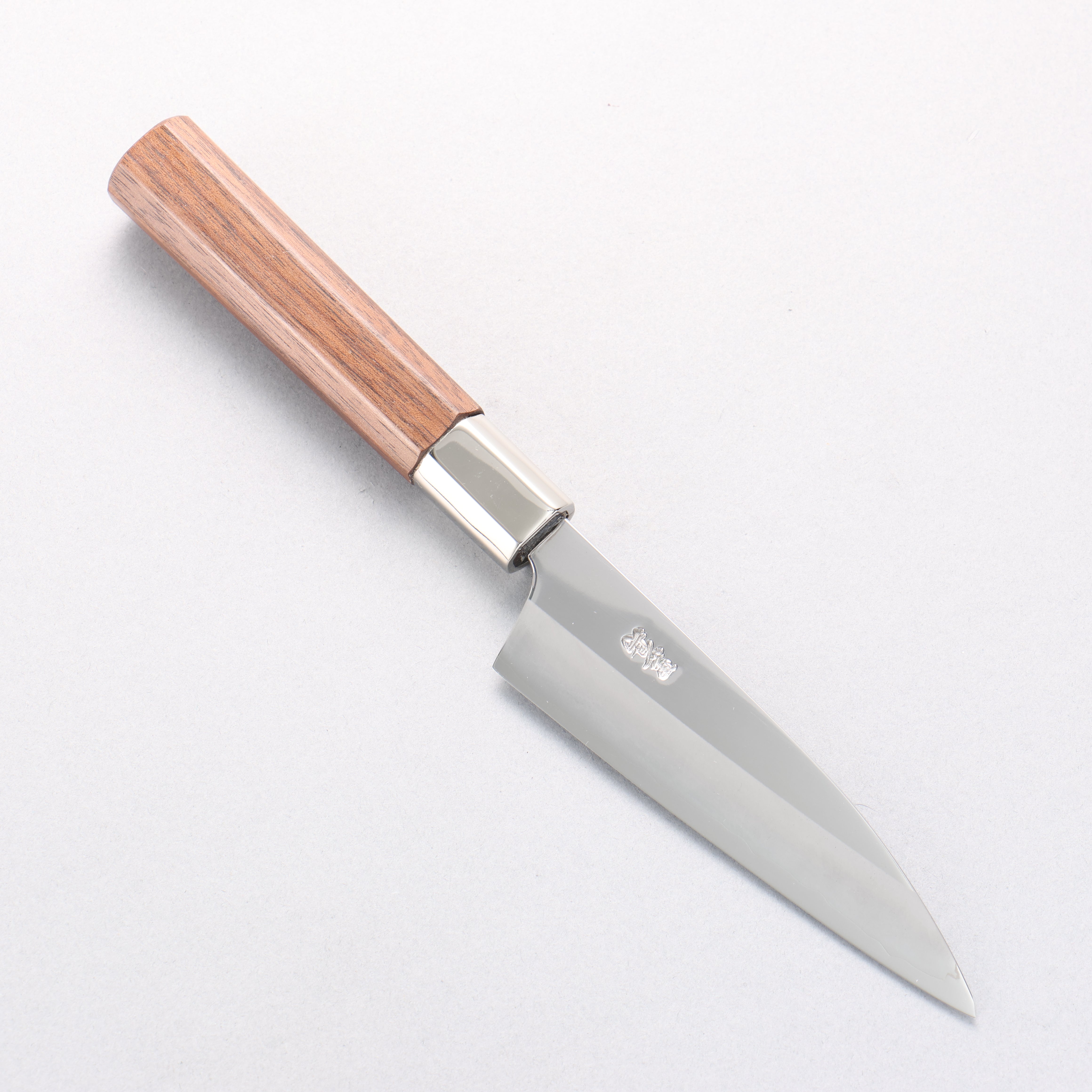 黑鳥 銀三鋼 打磨處理 切魚刀 120mm 核桃木 握把 - 清助刃物