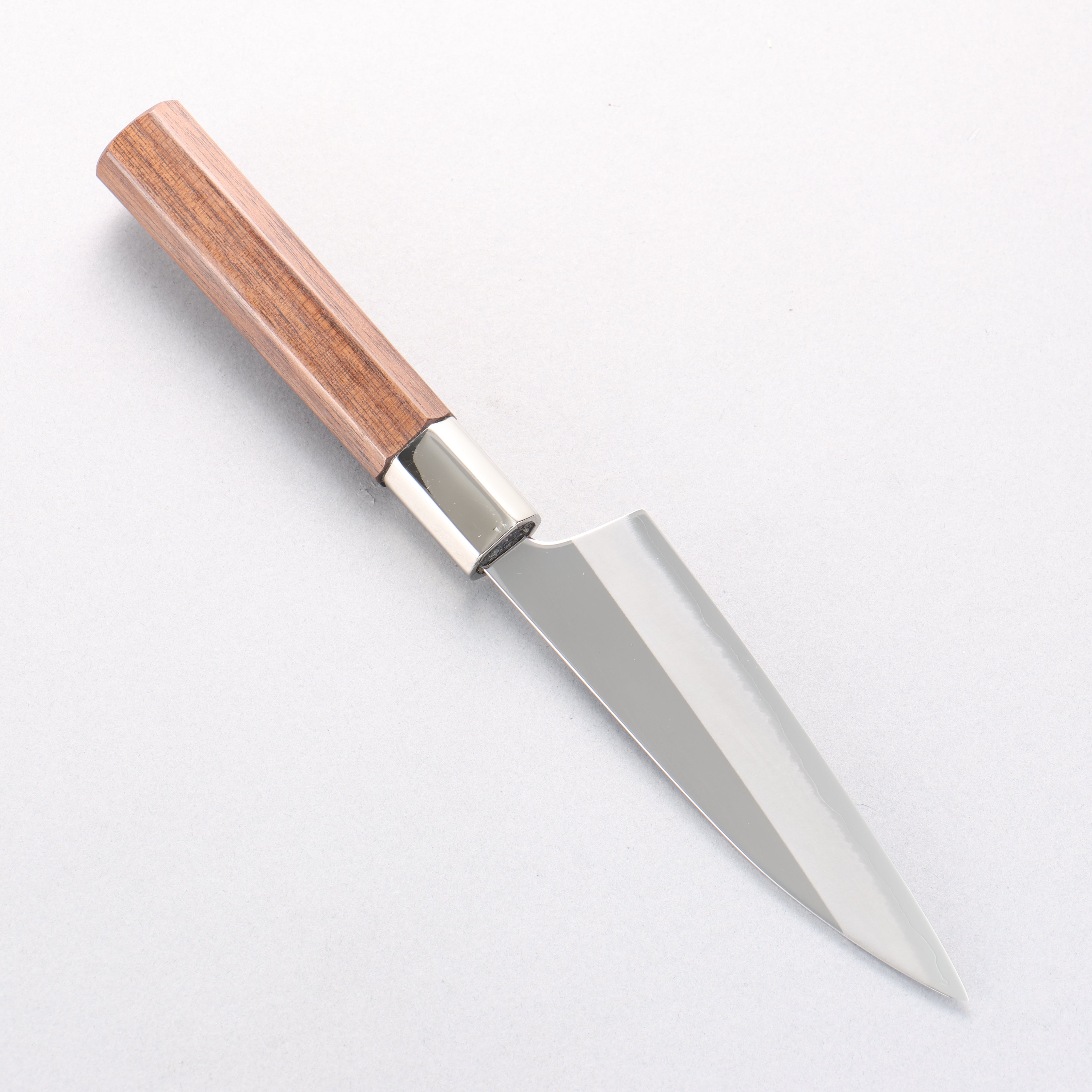 黑鳥 銀三鋼 打磨處理 切魚刀 120mm 核桃木 握把 - 清助刃物