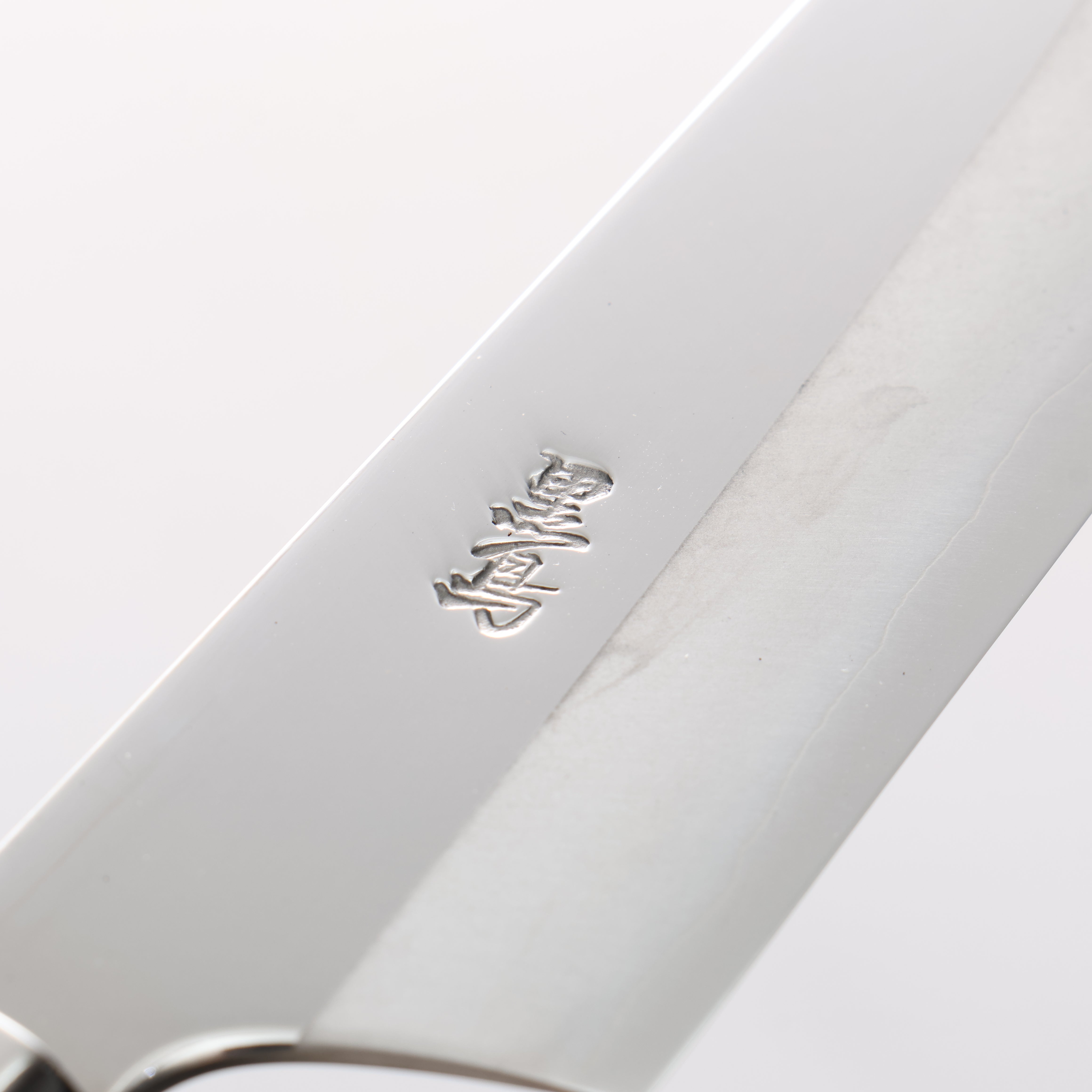 黑鳥 八角 銀三鋼 打磨處理 多用途小刀 150mm 核桃木 握把 附刀鞘 - 清助刃物