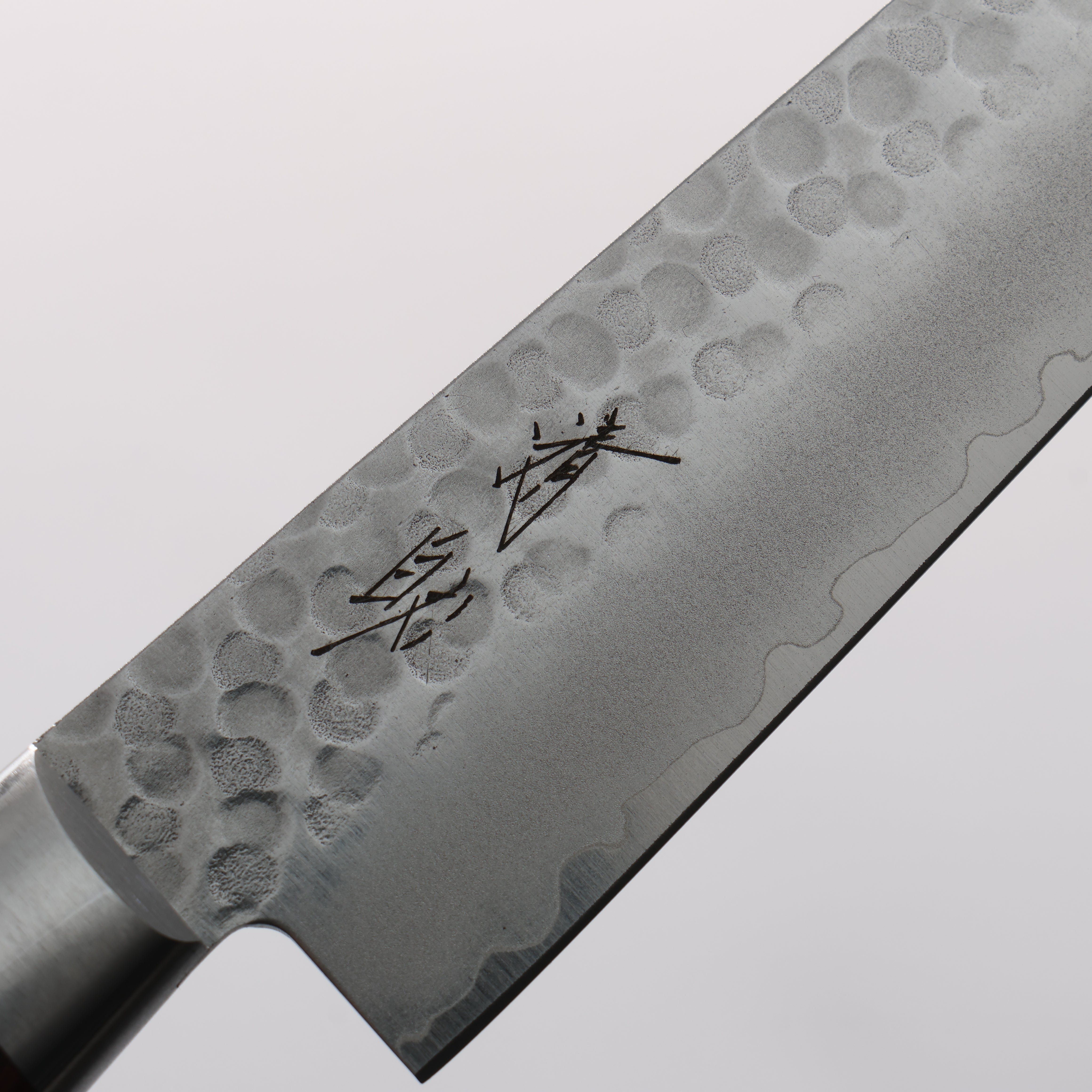 清助 VG10 鎚目 多用途小刀 135mm 桃花心木 握把 - 清助刃物