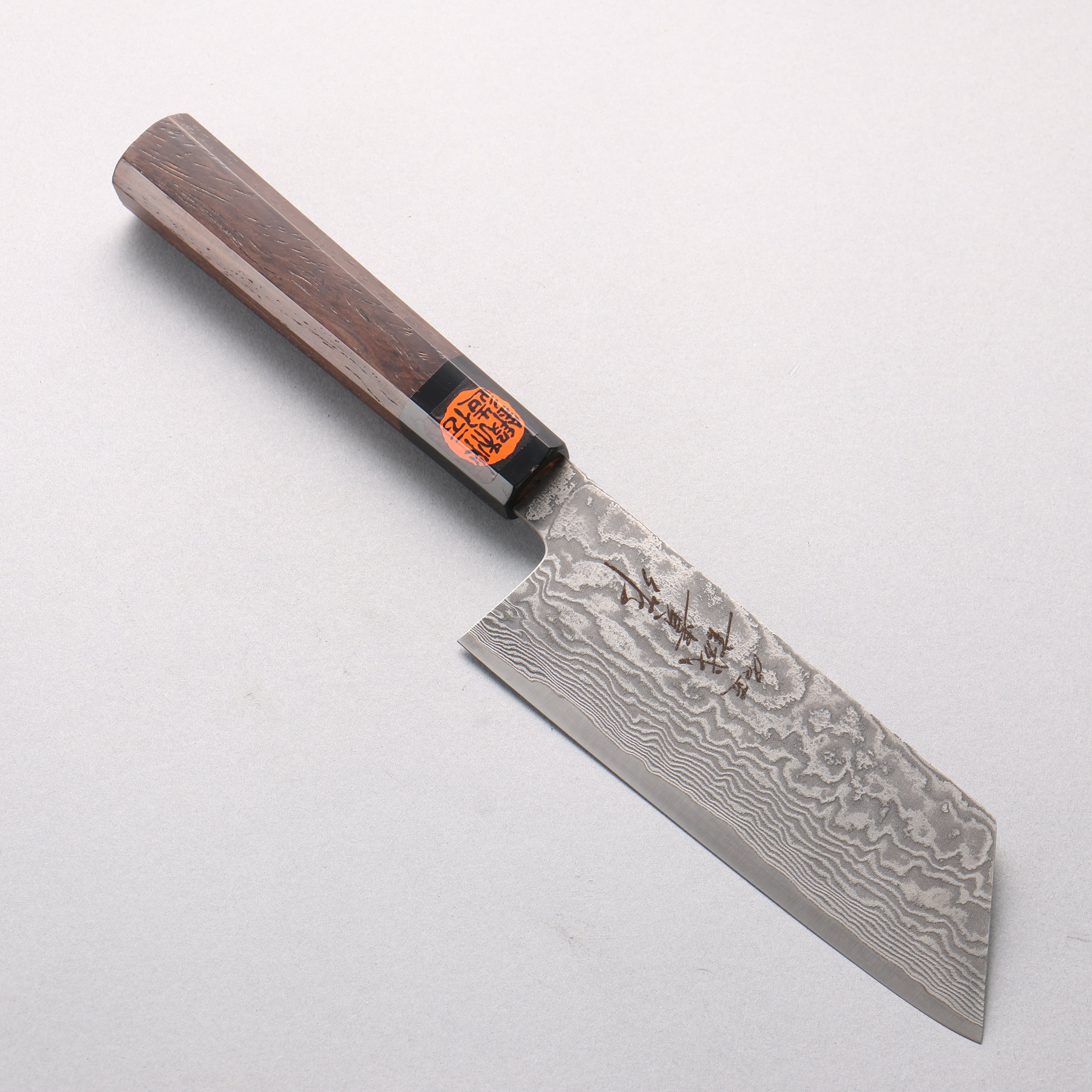 田中 誠貴 春風 SG2 大馬士革紋 菜切 165mm 核桃木 握把 - 清助刃物