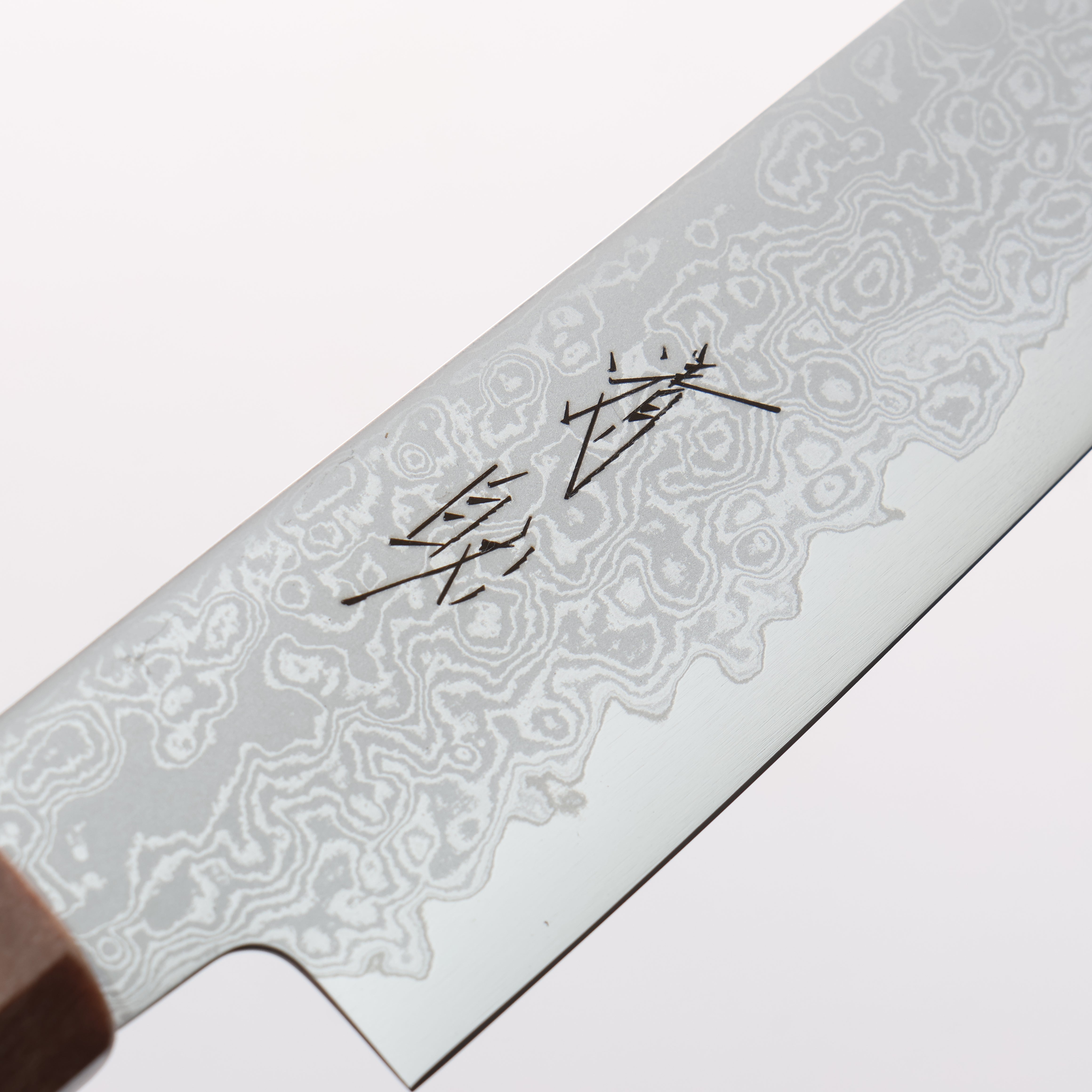 清助 VG10 大馬士革紋 切付多用途小刀 150mm 楓木／白色樹脂 握把 - 清助刃物