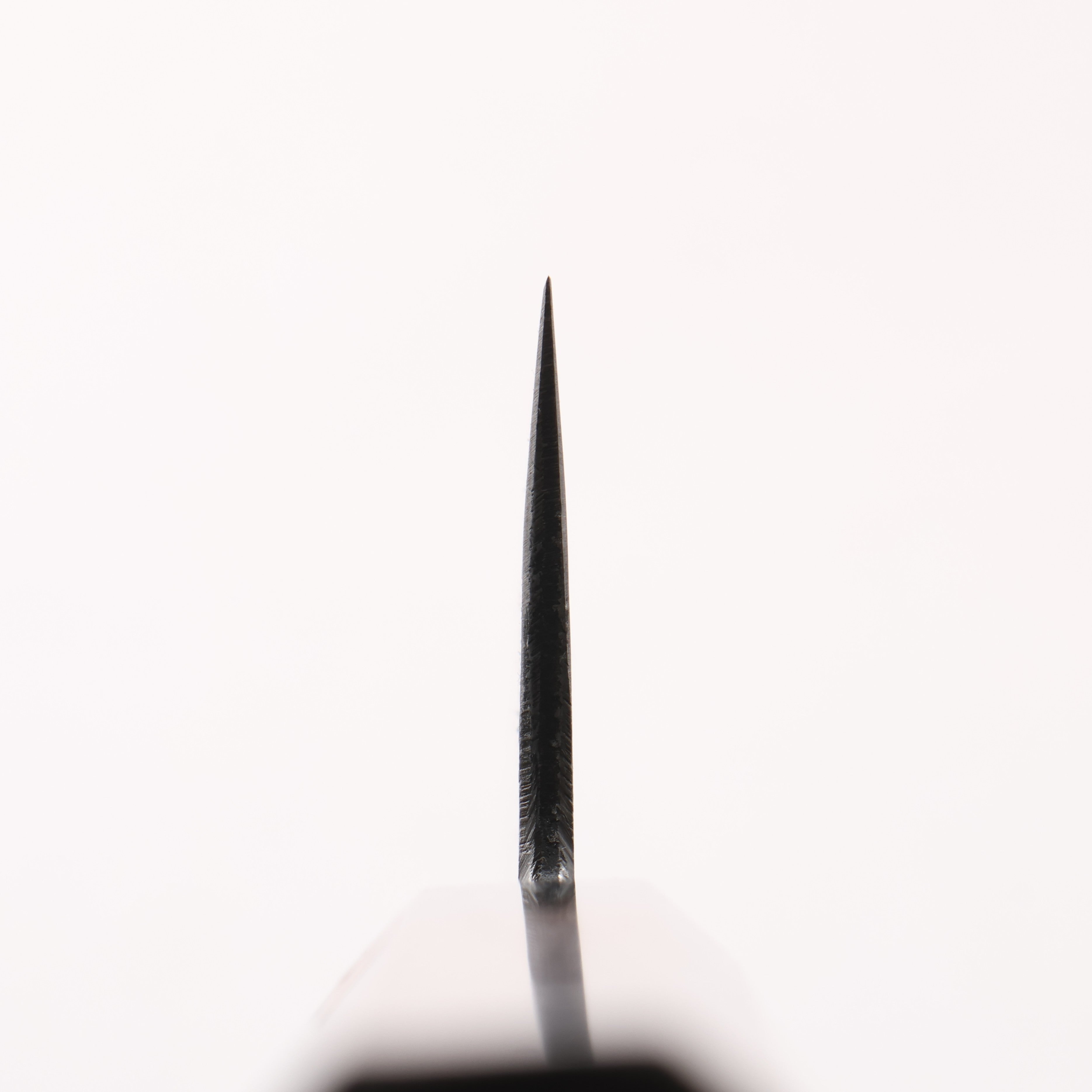 田中 誠貴 鐵火 青鋼二號 黑打 劍型牛刀 190mm 核桃木 握把 - 清助刃物