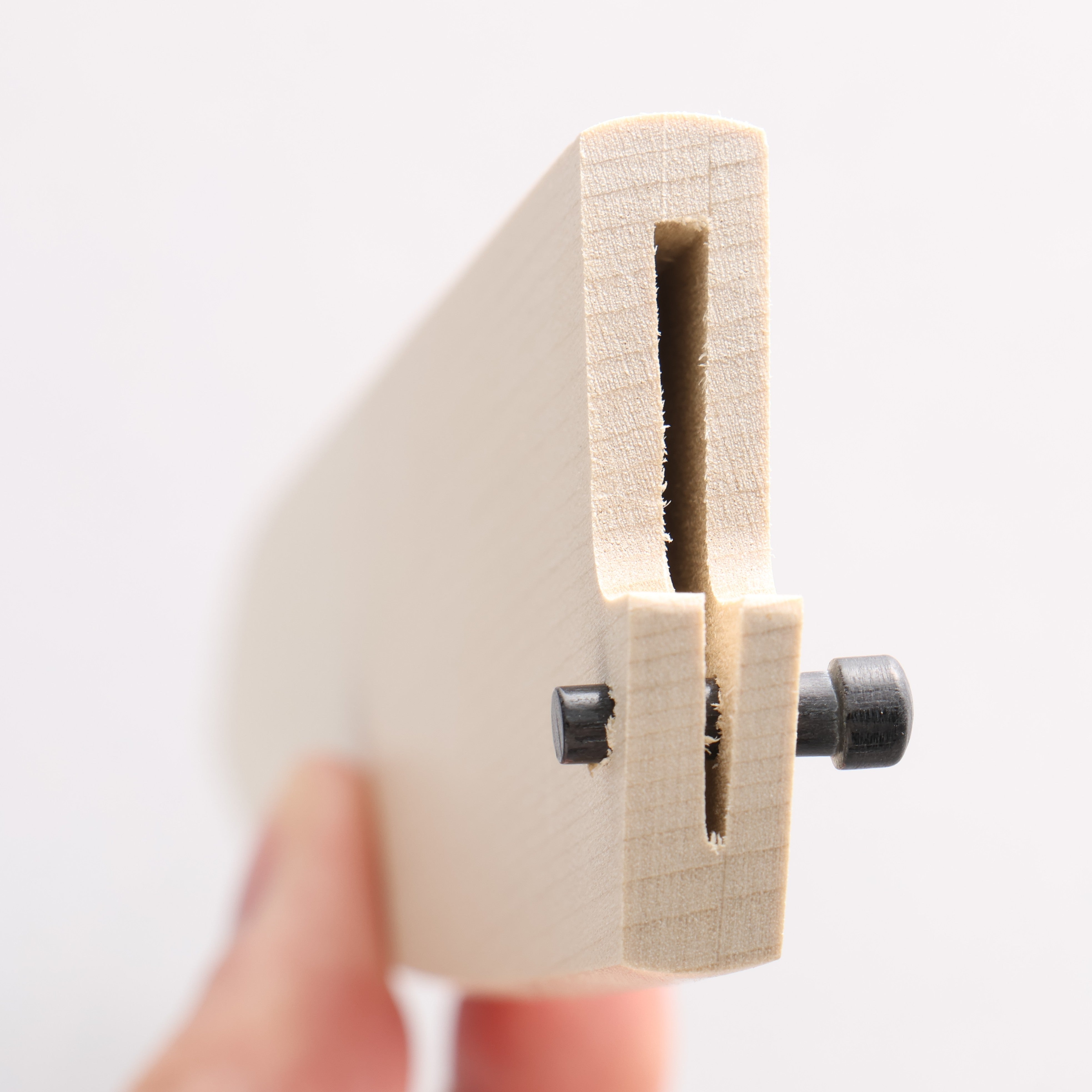 木蘭鞘 180mm 多用途小刀用 附合成木安全栓 - 清助刃物