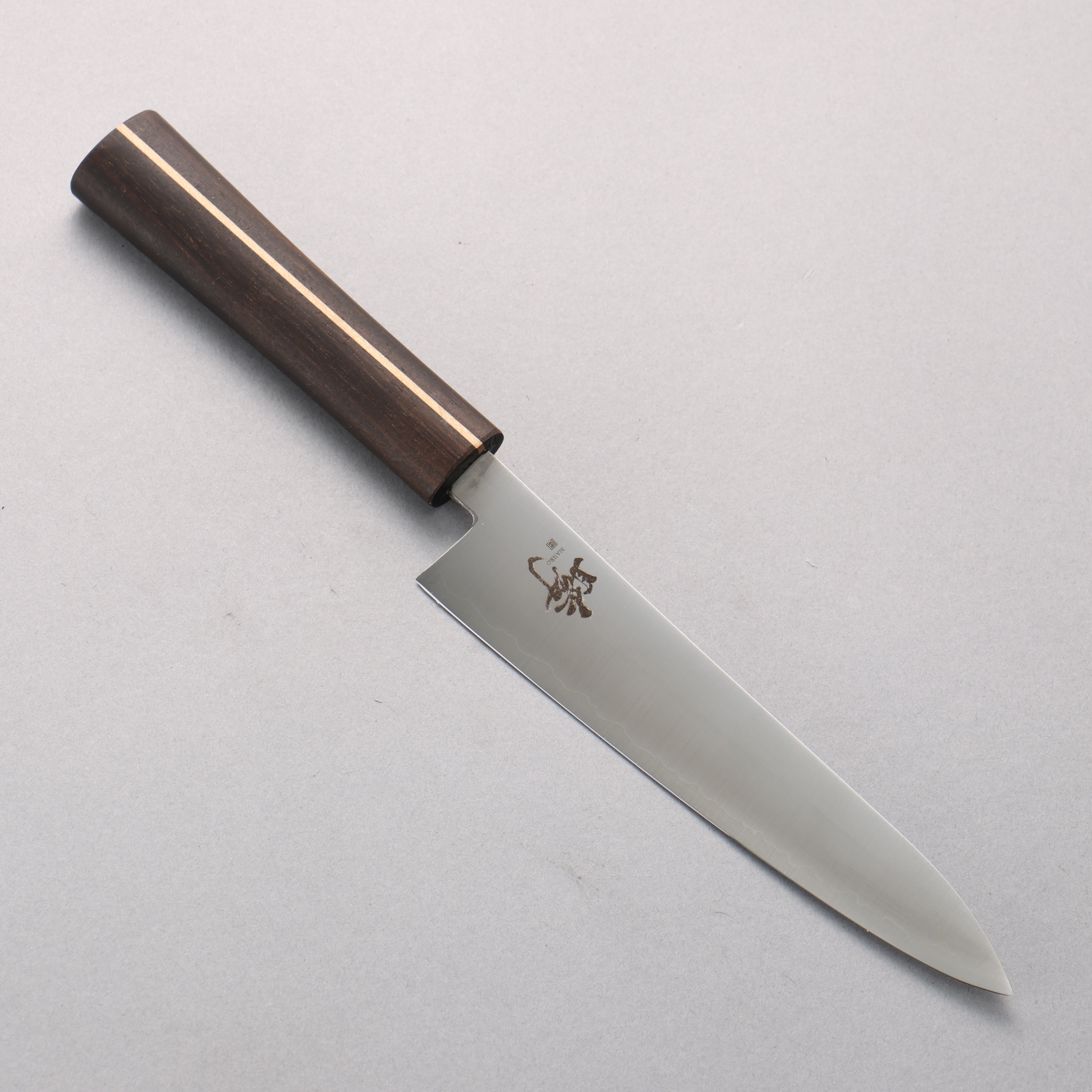 田中 誠貴 瞬 銀三鋼 多用途小刀 150mm 黑檀 握把 - 清助刃物