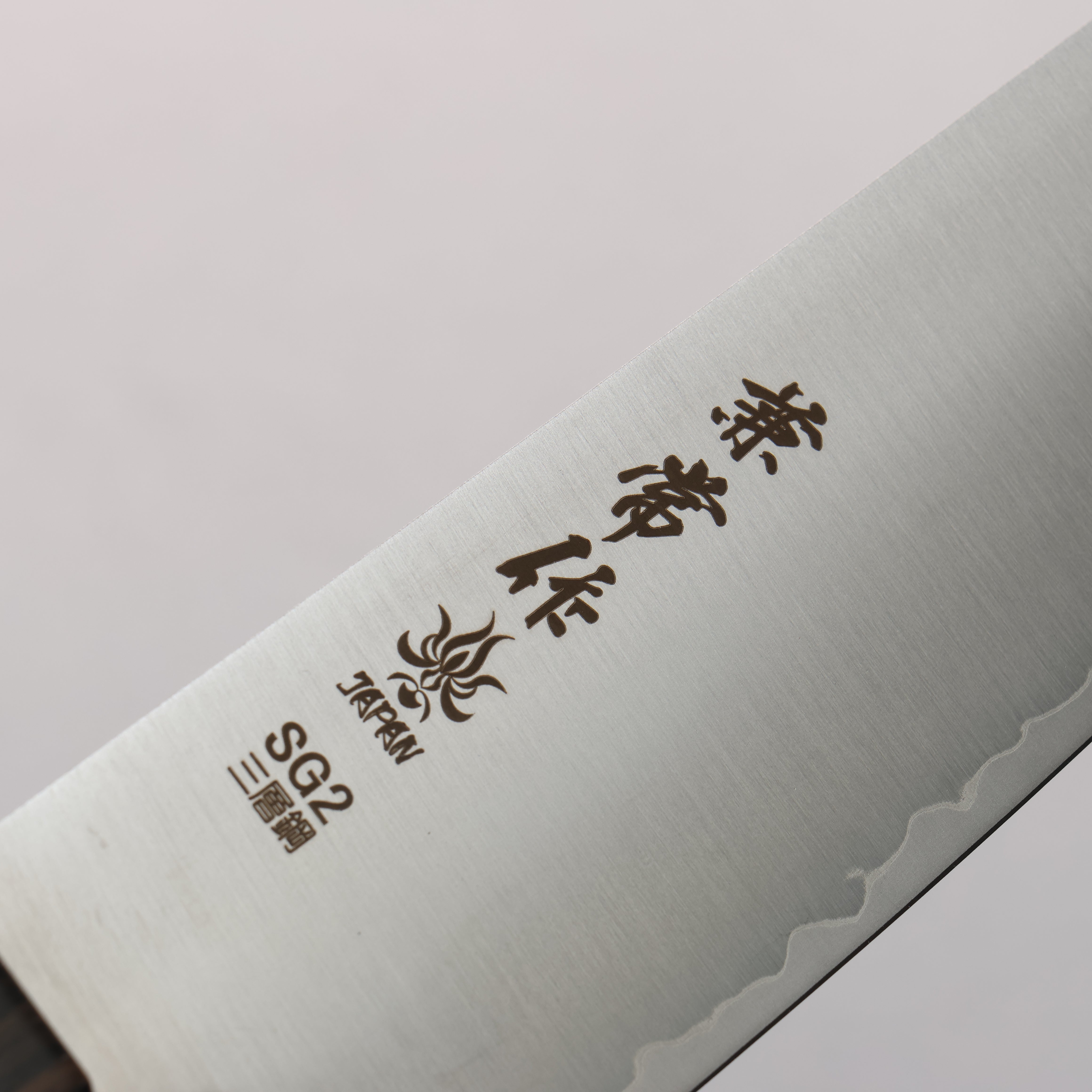 兼常 SG2 牛刀 210mm 灰色合成木 握把 - 清助刃物