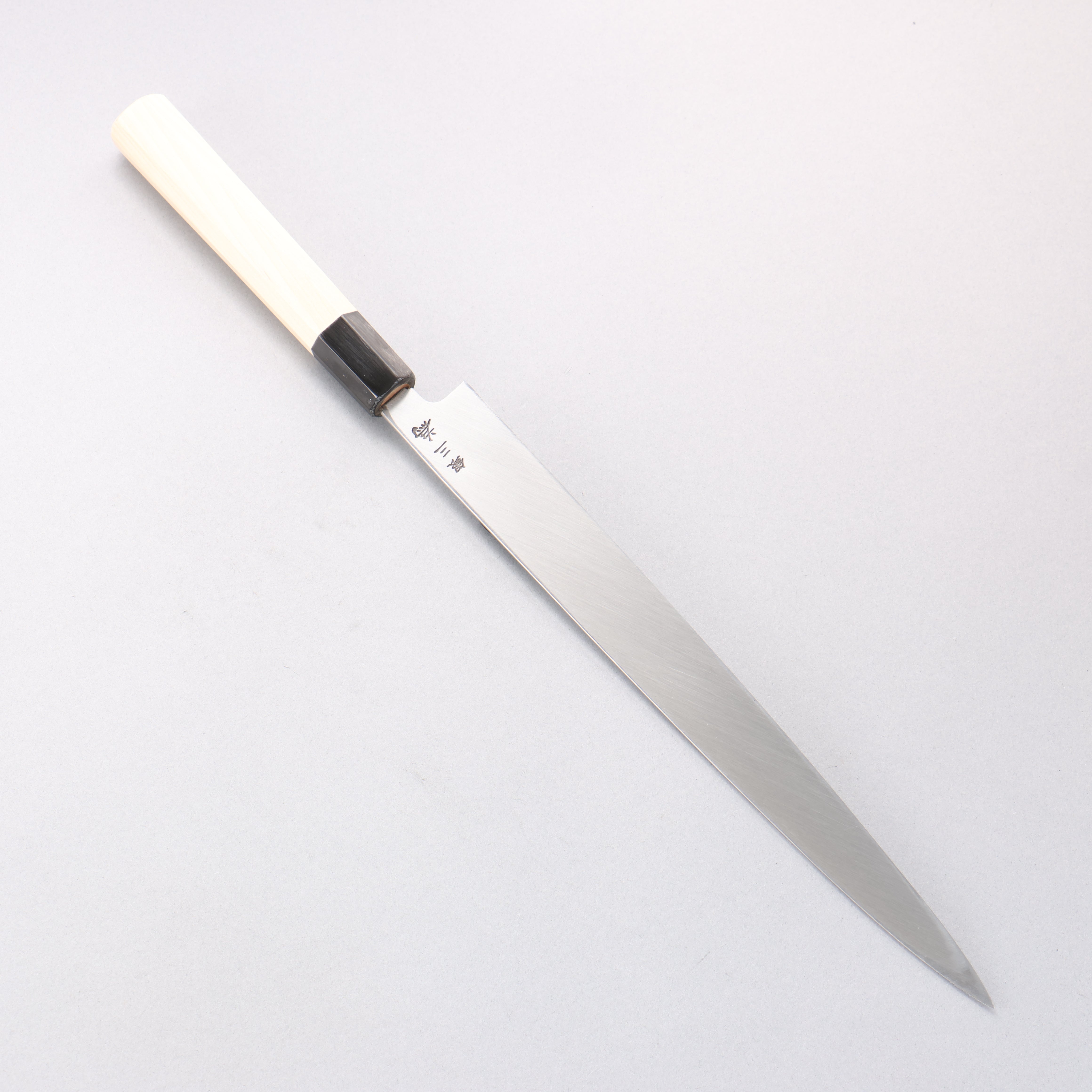 堺 孝行 主廚系列 銀三鋼 河豚刀 270mm 木蘭握把 - 清助刃物