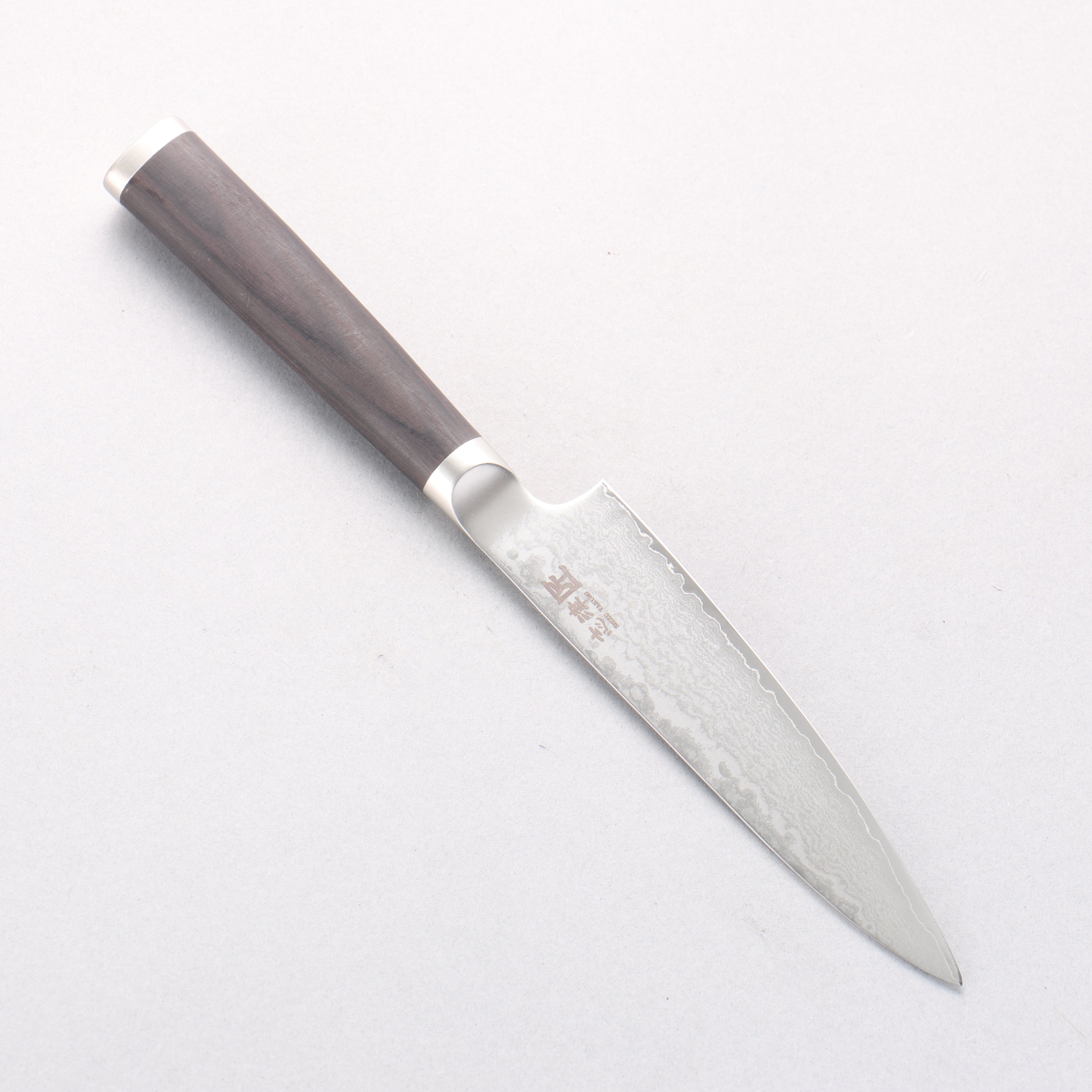 志津匠 都 AUS8 33層大馬士革紋 多用途小刀 130mm - 清助刃物