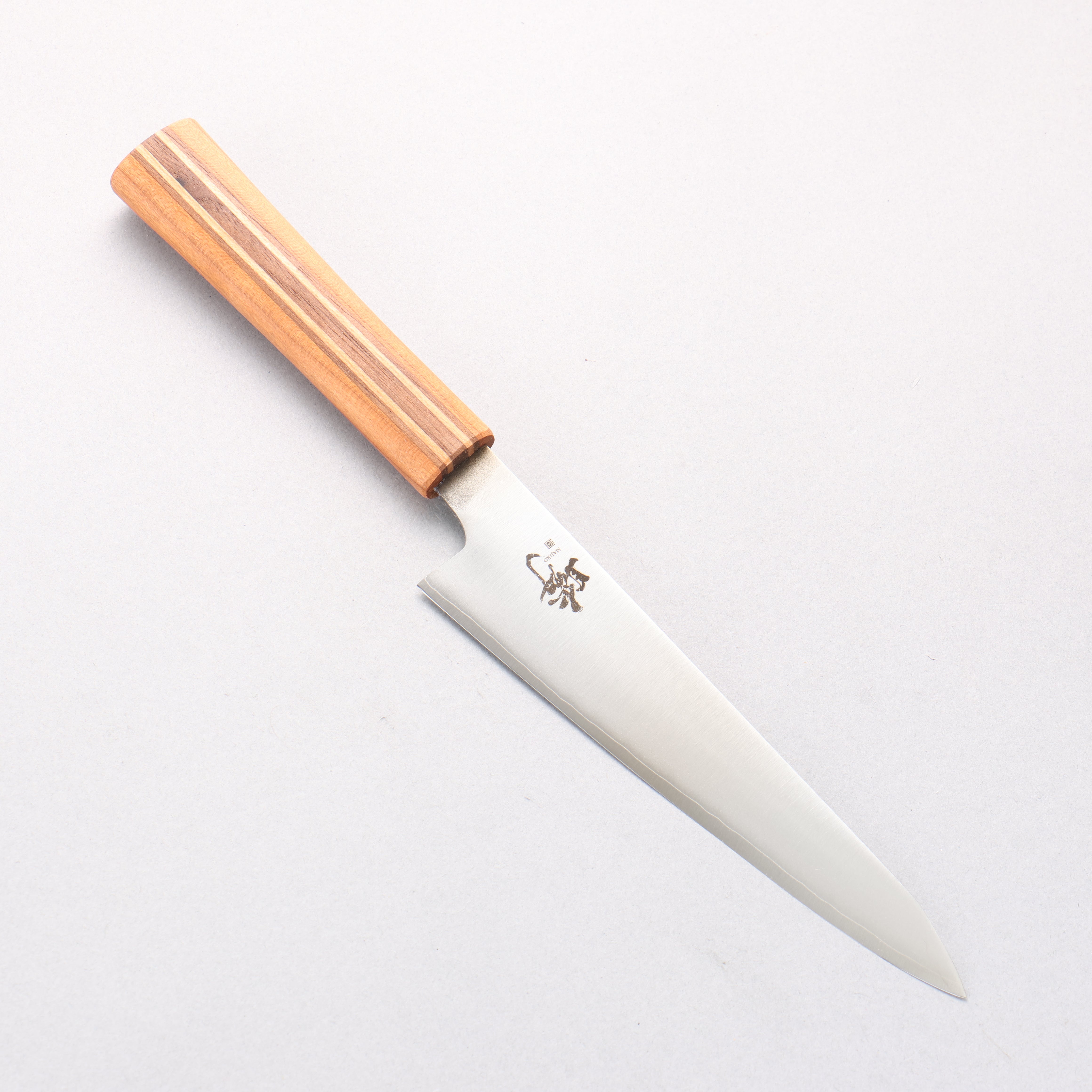 田中 誠貴 瞬 銀三鋼 多用途小刀 150mm 楓櫻核桃木複合材 握把 - 清助刃物