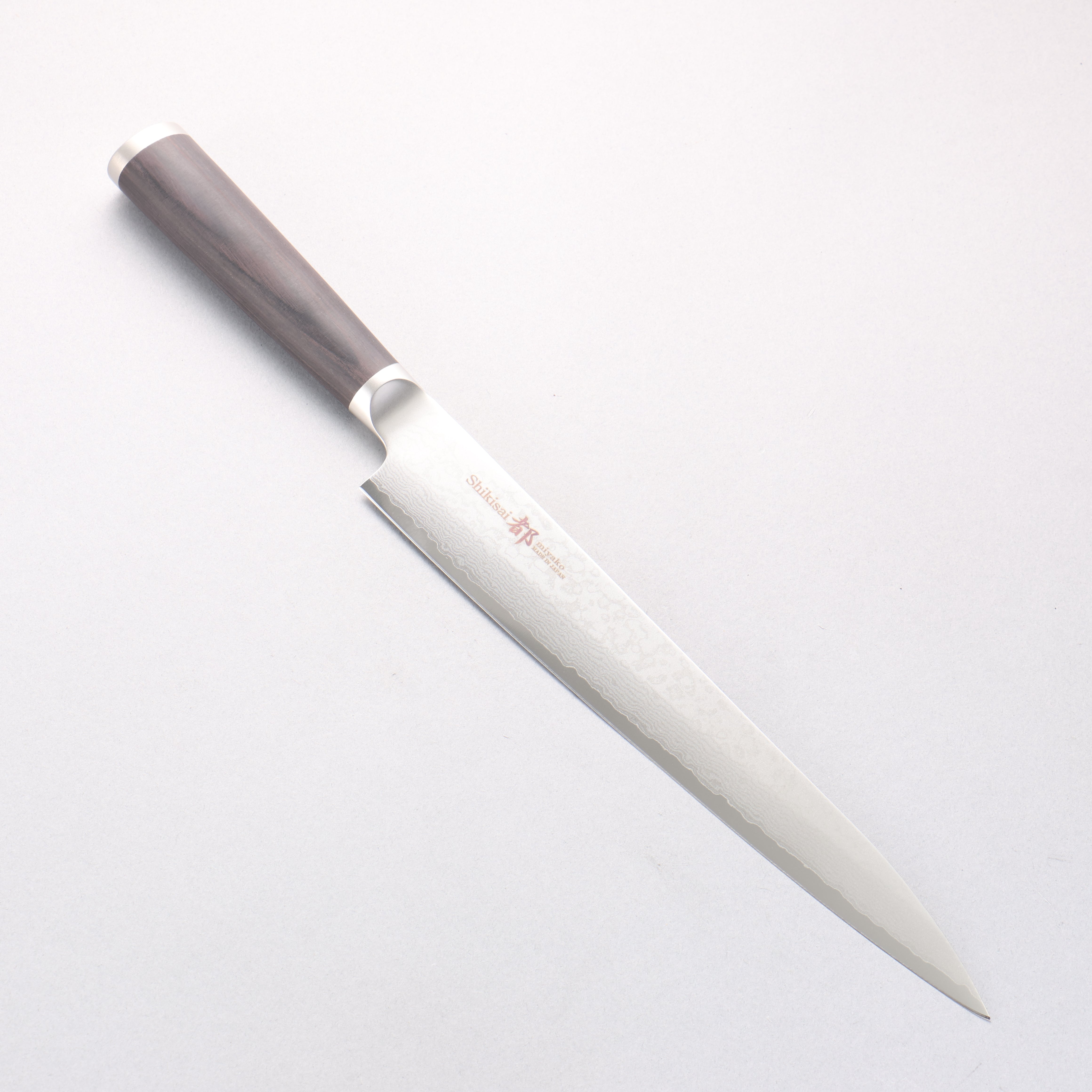 志津匠 都 AUS8 33層大馬士革紋 柳刃 240mm - 清助刃物
