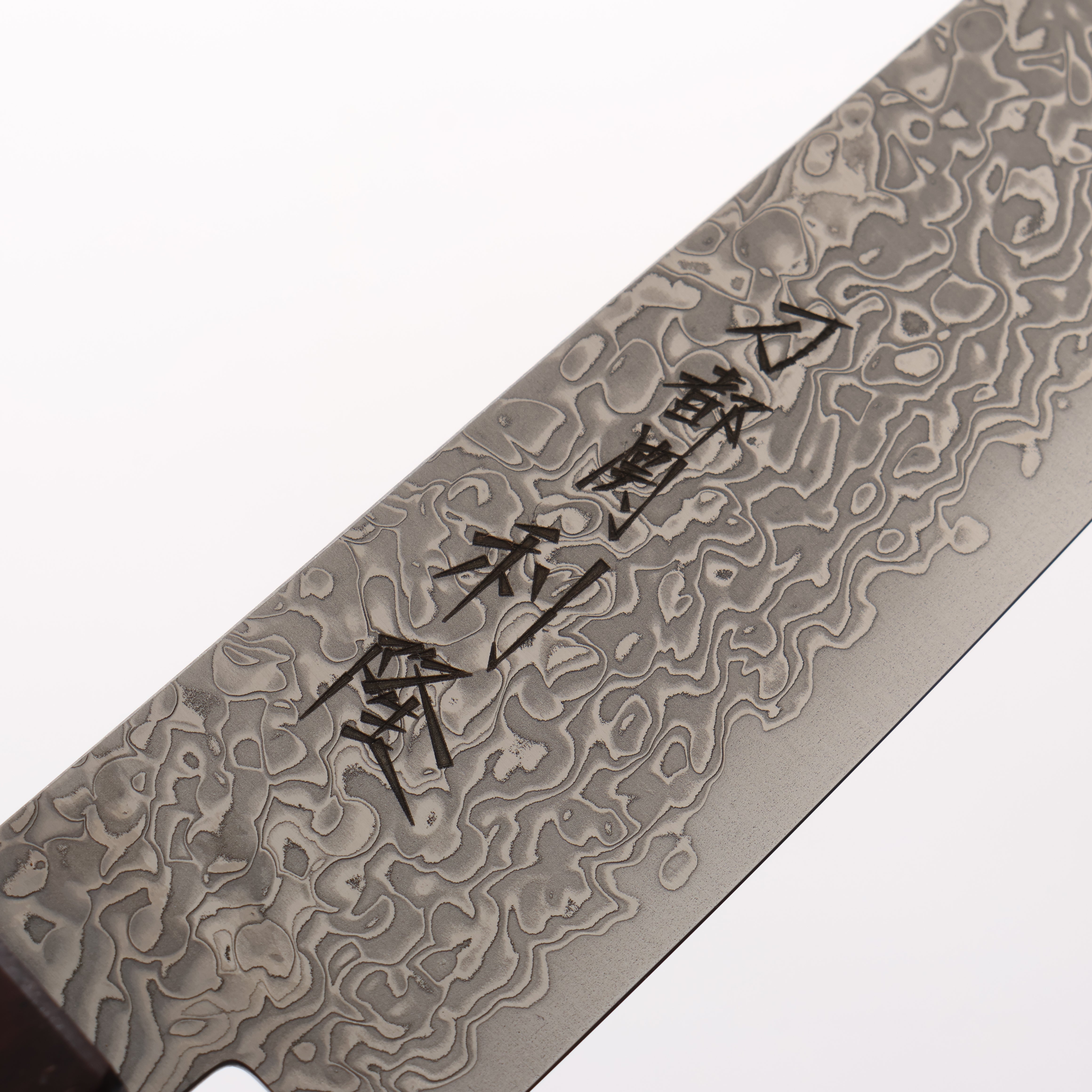 利隆 VG10 65層大馬士革紋 多用途小刀 135mm 雞翅木帶櫻桃木環（口輪：紫檀木） 握把 - 清助刃物