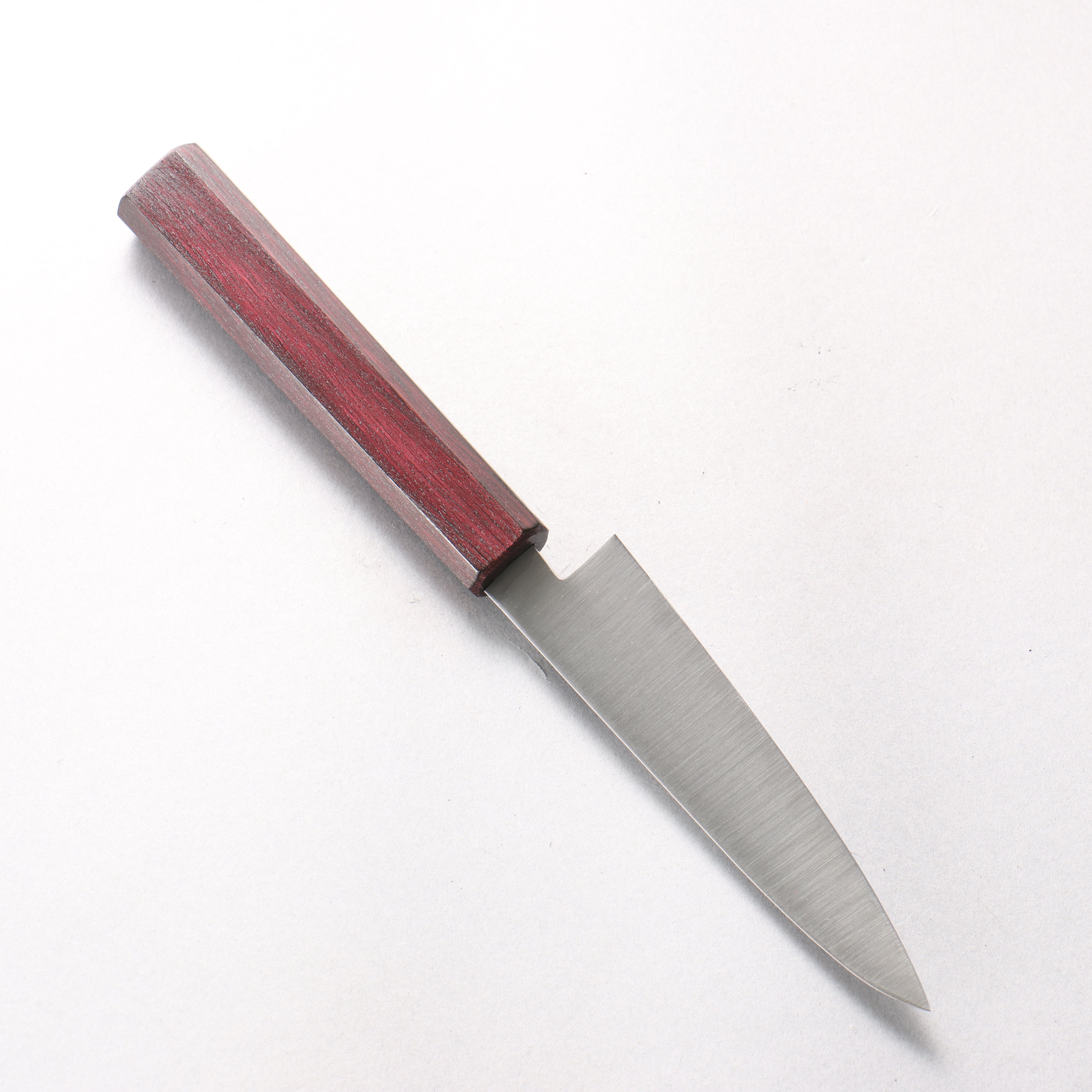 清助 SK-4鋼 多用途小刀 120mm 木材（亮紫色） 握把 - 清助刃物