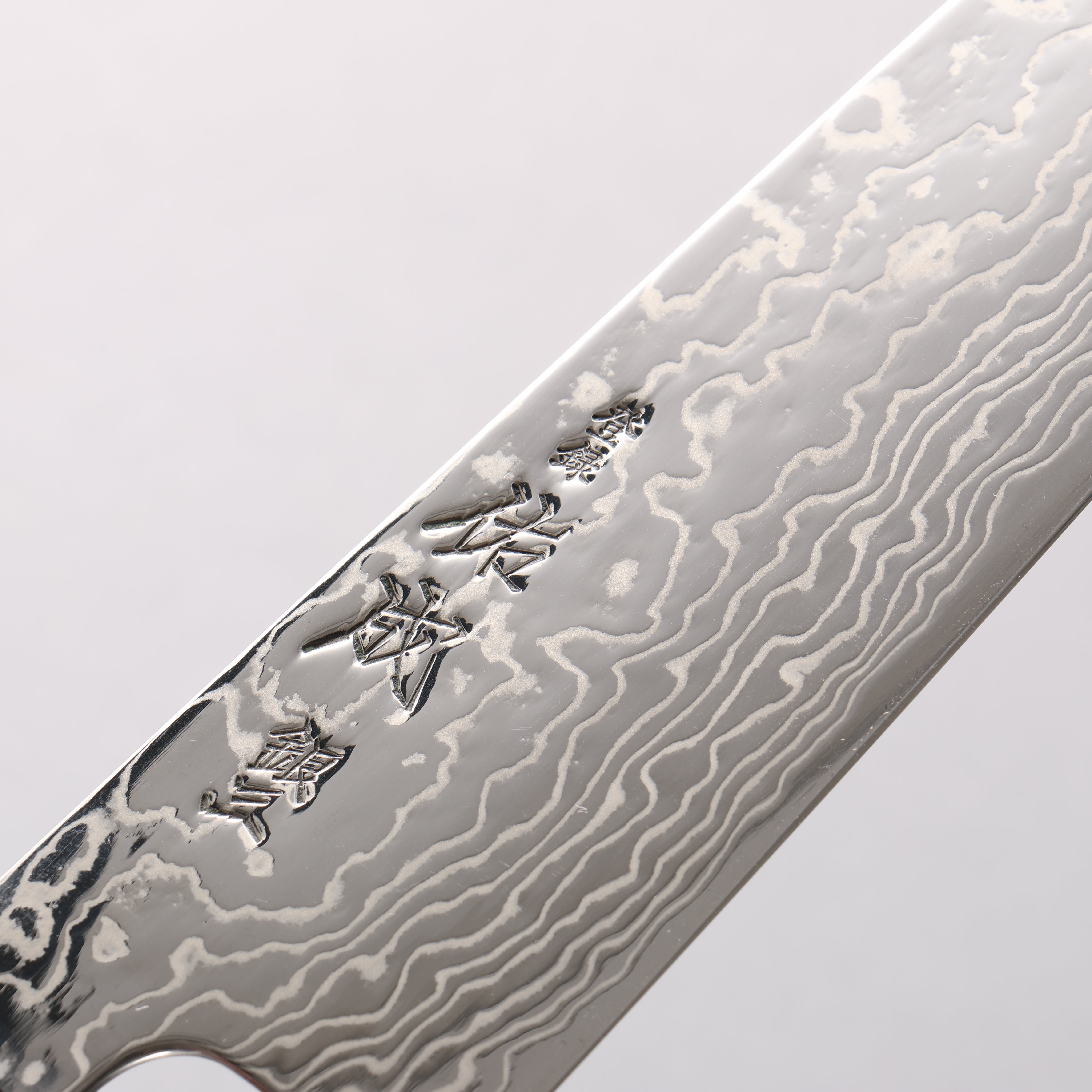 佑成 銀三鋼 鏡面處理 大馬士革紋 牛刀 210mm 雞翅木（口輪：黒色水牛角） 握把