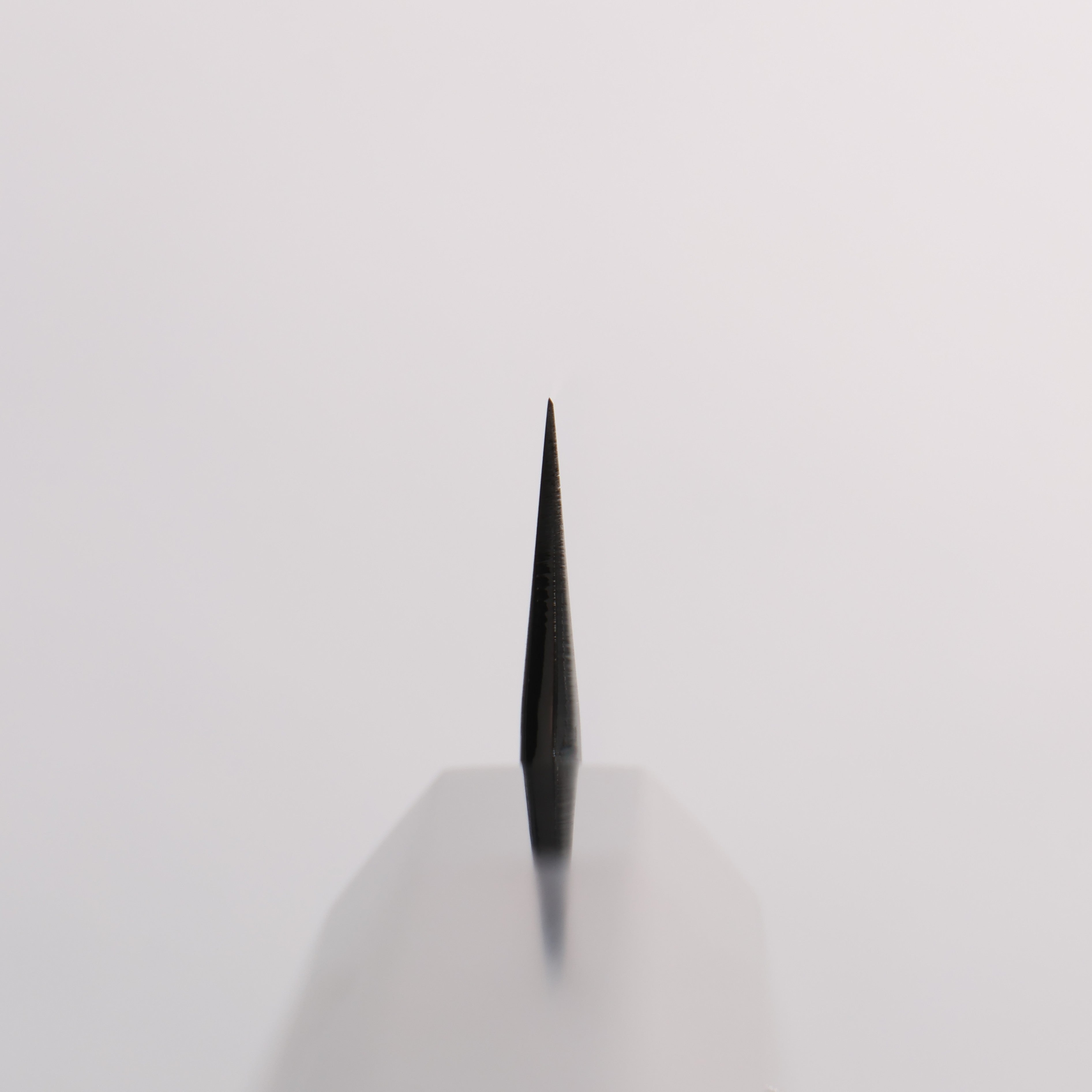 重陽 白鋼 鏡面處理 多用途小刀 150mm 黑檀 (口輪：黑水牛角) 握把 - 清助刃物