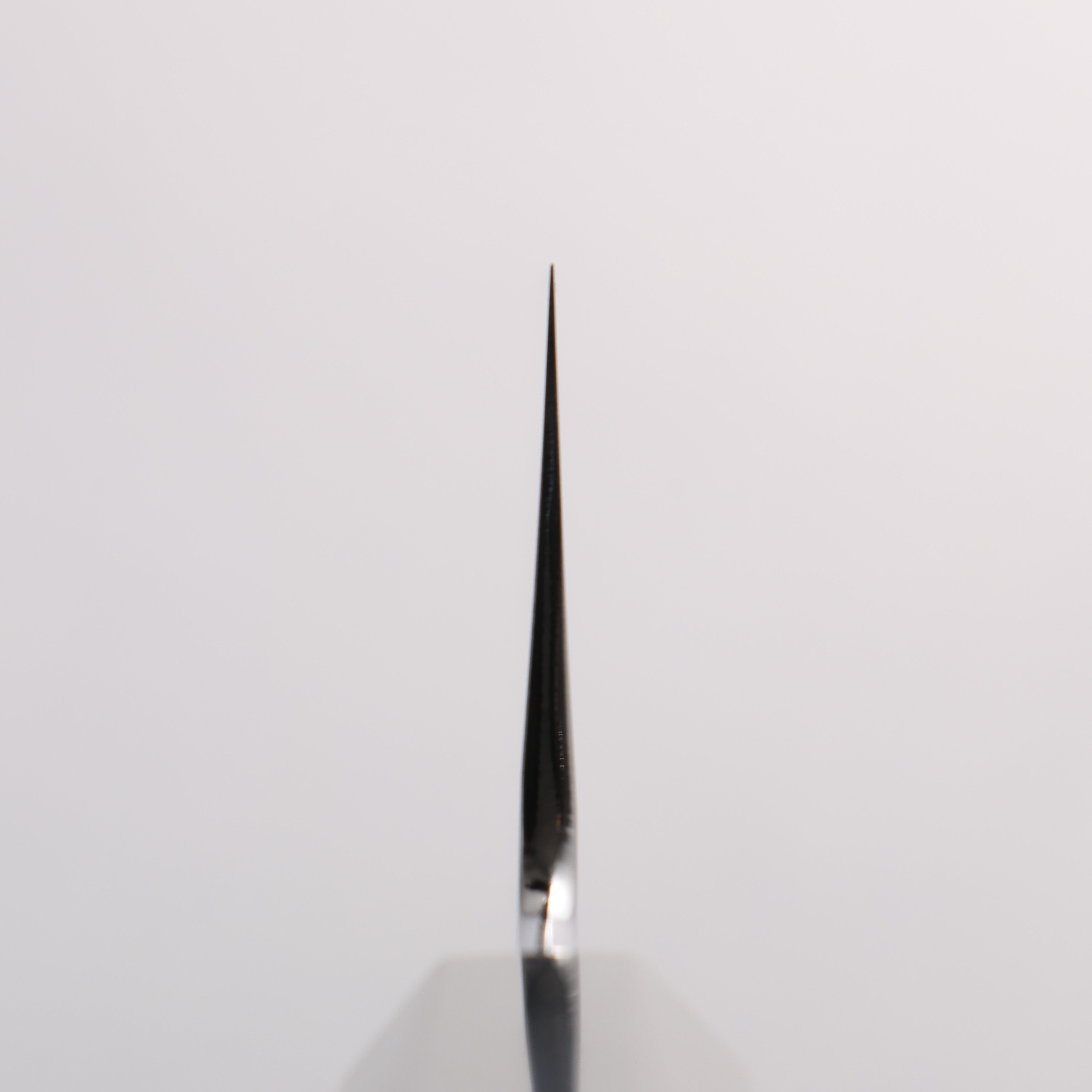 重陽 白鋼 鏡面處理 三德刀 180mm 黑檀 (口輪：黑水牛角) 握把 - 清助刃物