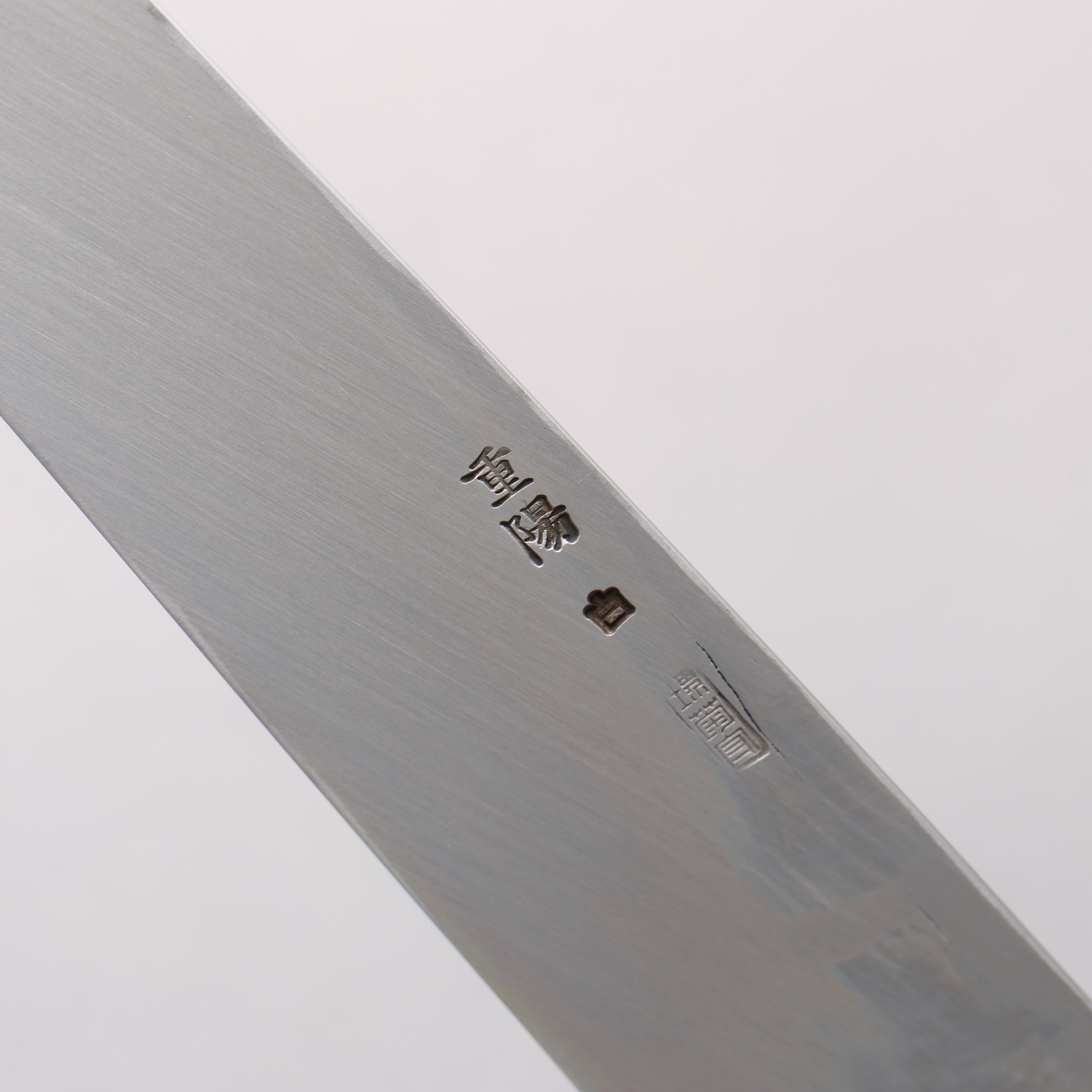 重陽 白鋼 鏡面處理 柳刃 270mm 黑檀 (口輪：黑水牛角) 握把 - 清助刃物