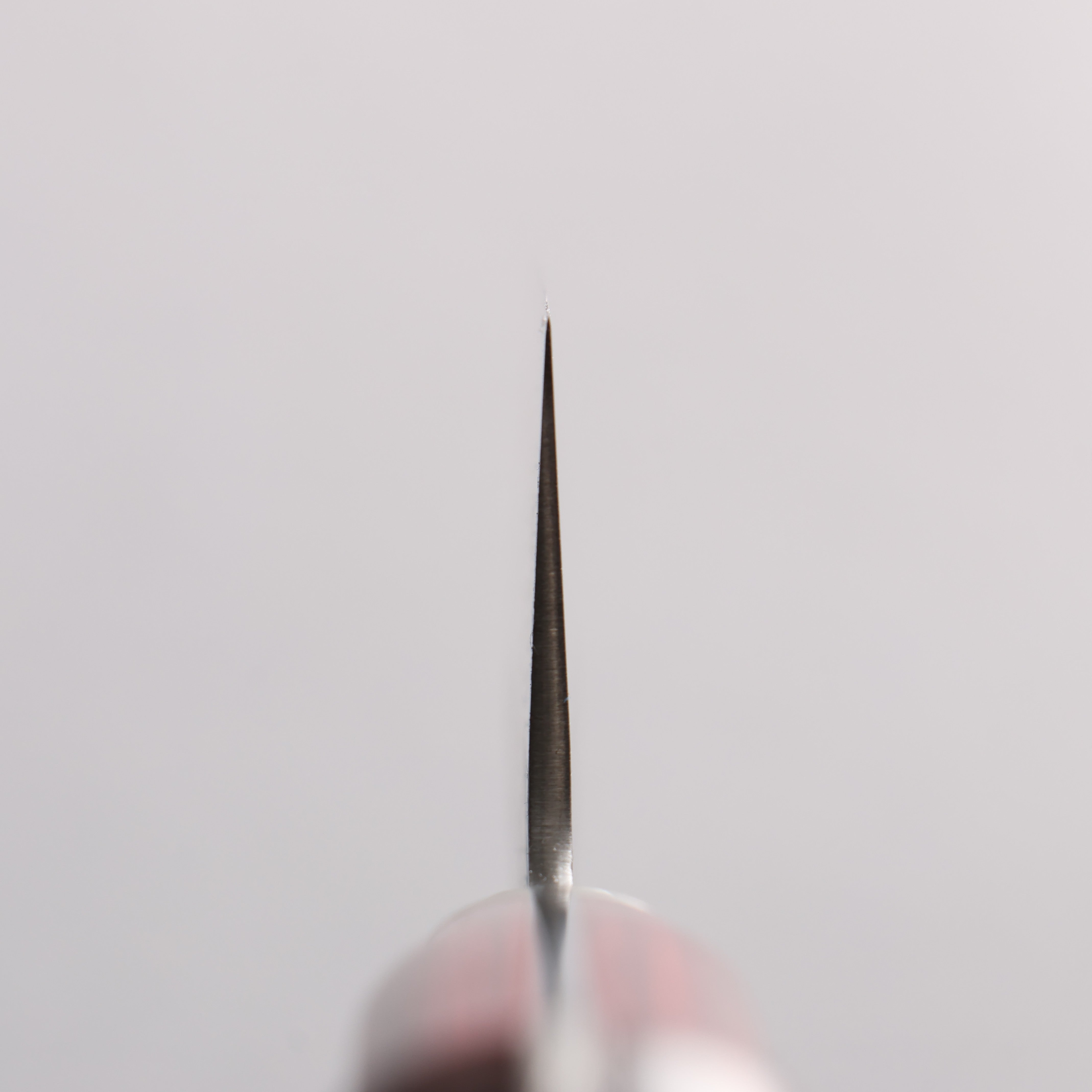 清助 黑梨 超級青鋼 梨地 黑打 牛刀 210mm 紅合成木 握把 - 清助刃物