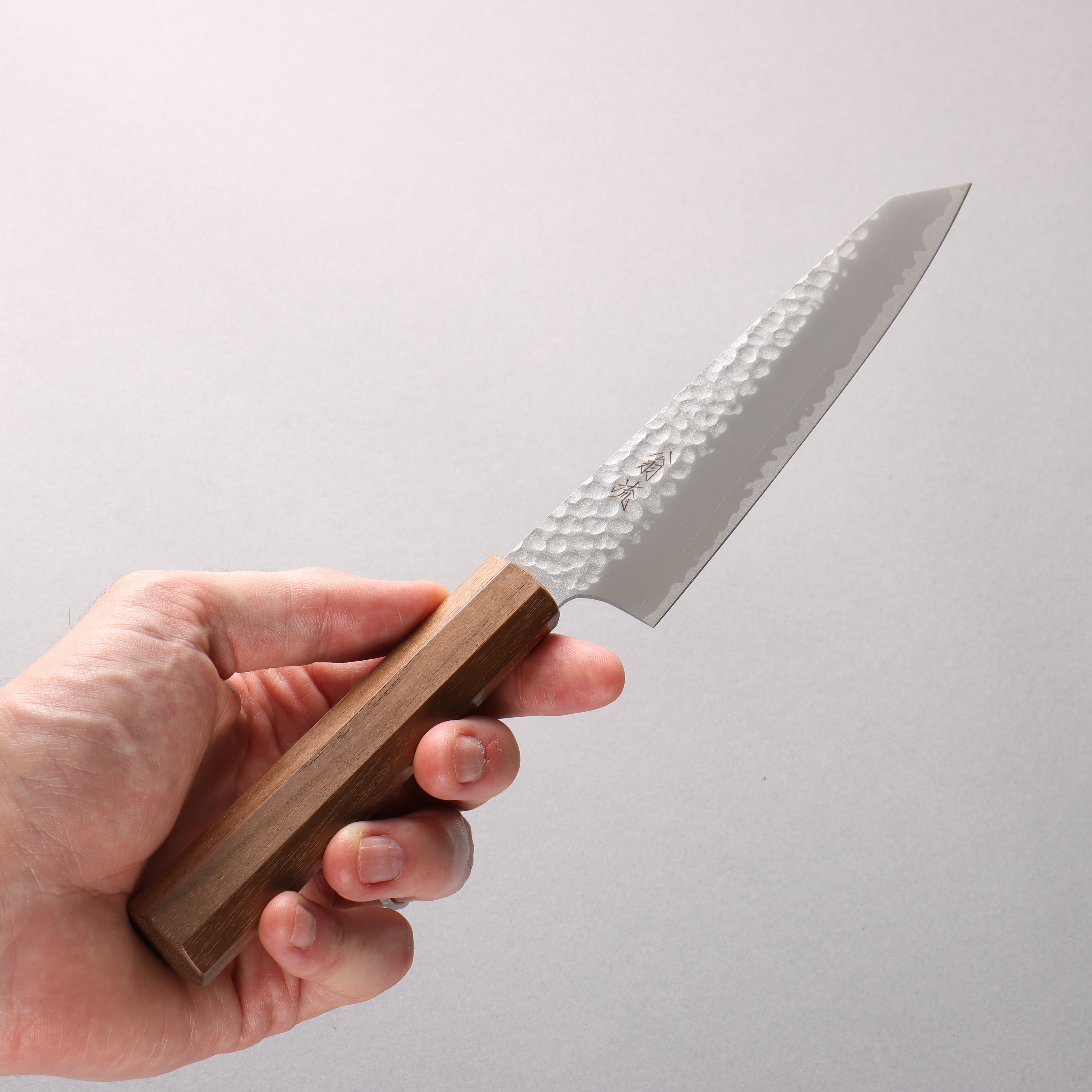 翁流 VG10 鎚目 切付多用途小刀 150mm 核桃木 握把
